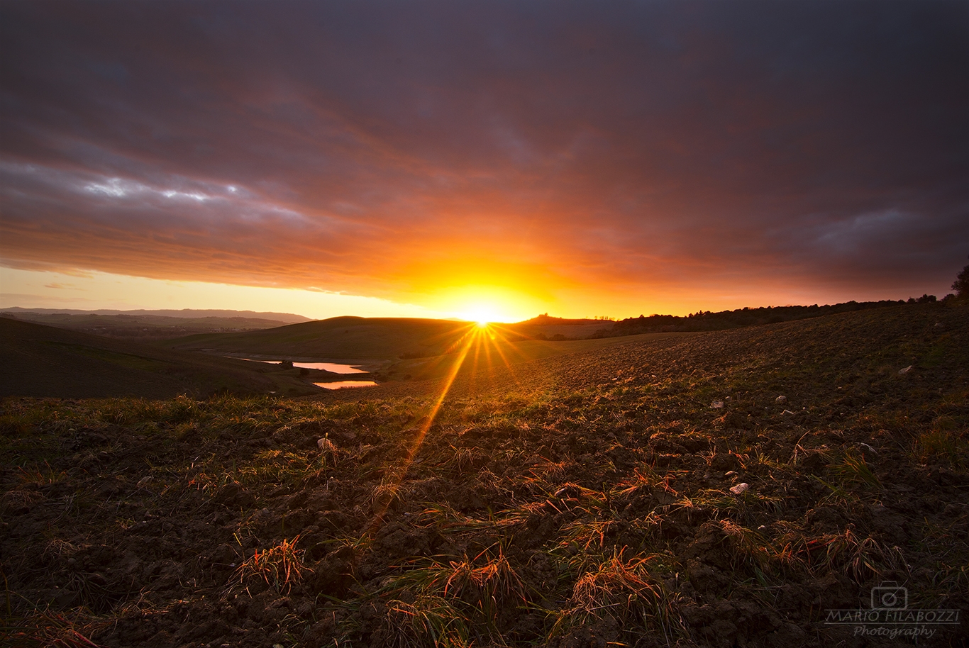Nel mezzo di un tramonto