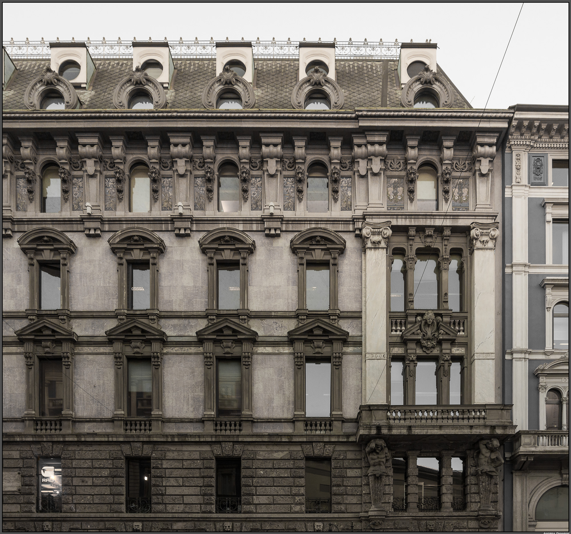 Via Dante and its palaces