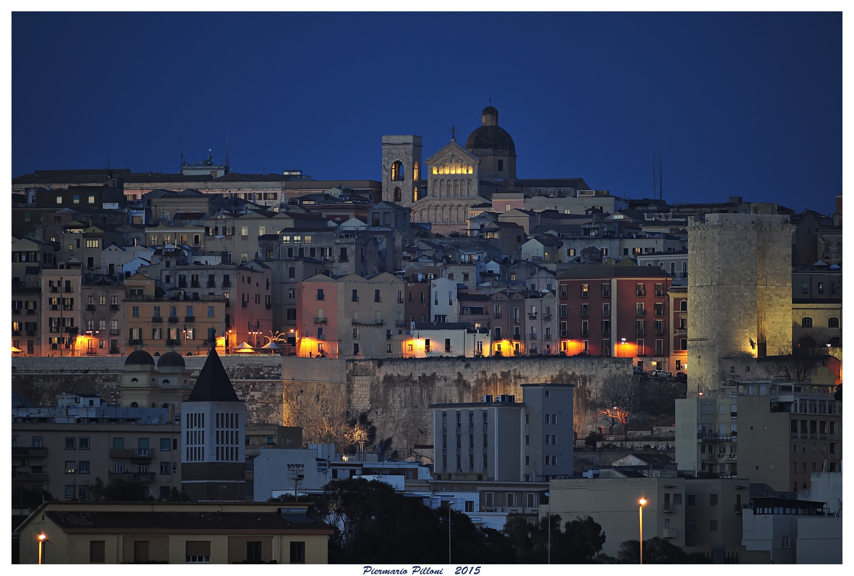 Cagliari ora blu