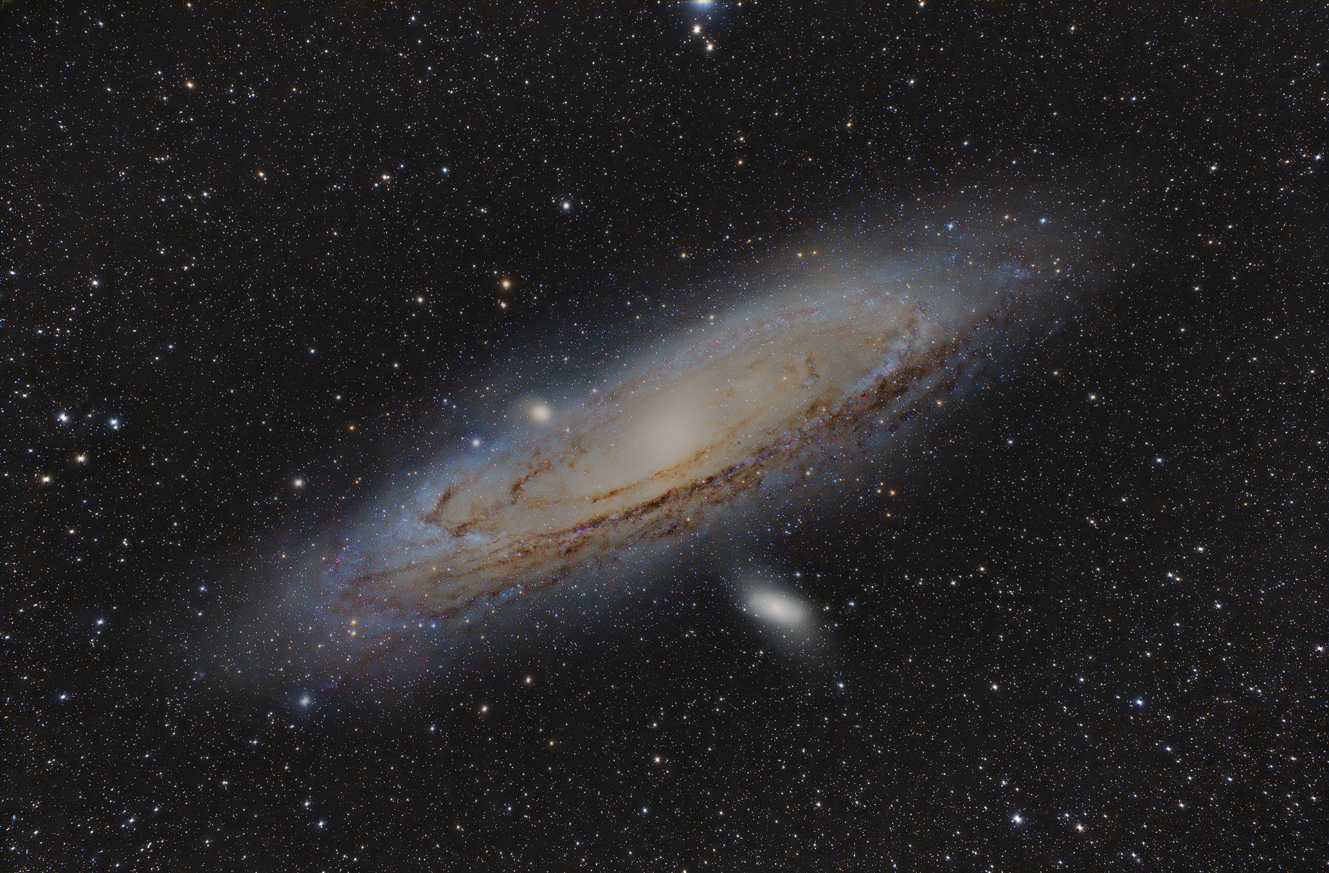 M31 the great galaxy in Andromeda