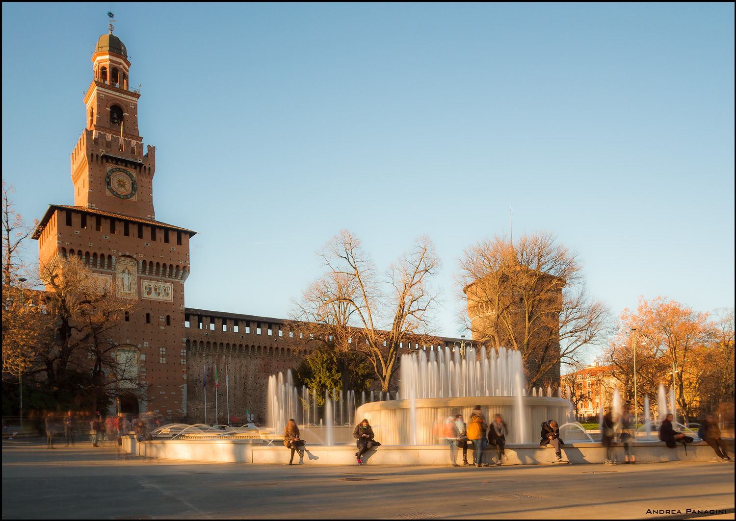 Castello Sforzesco al tramonto