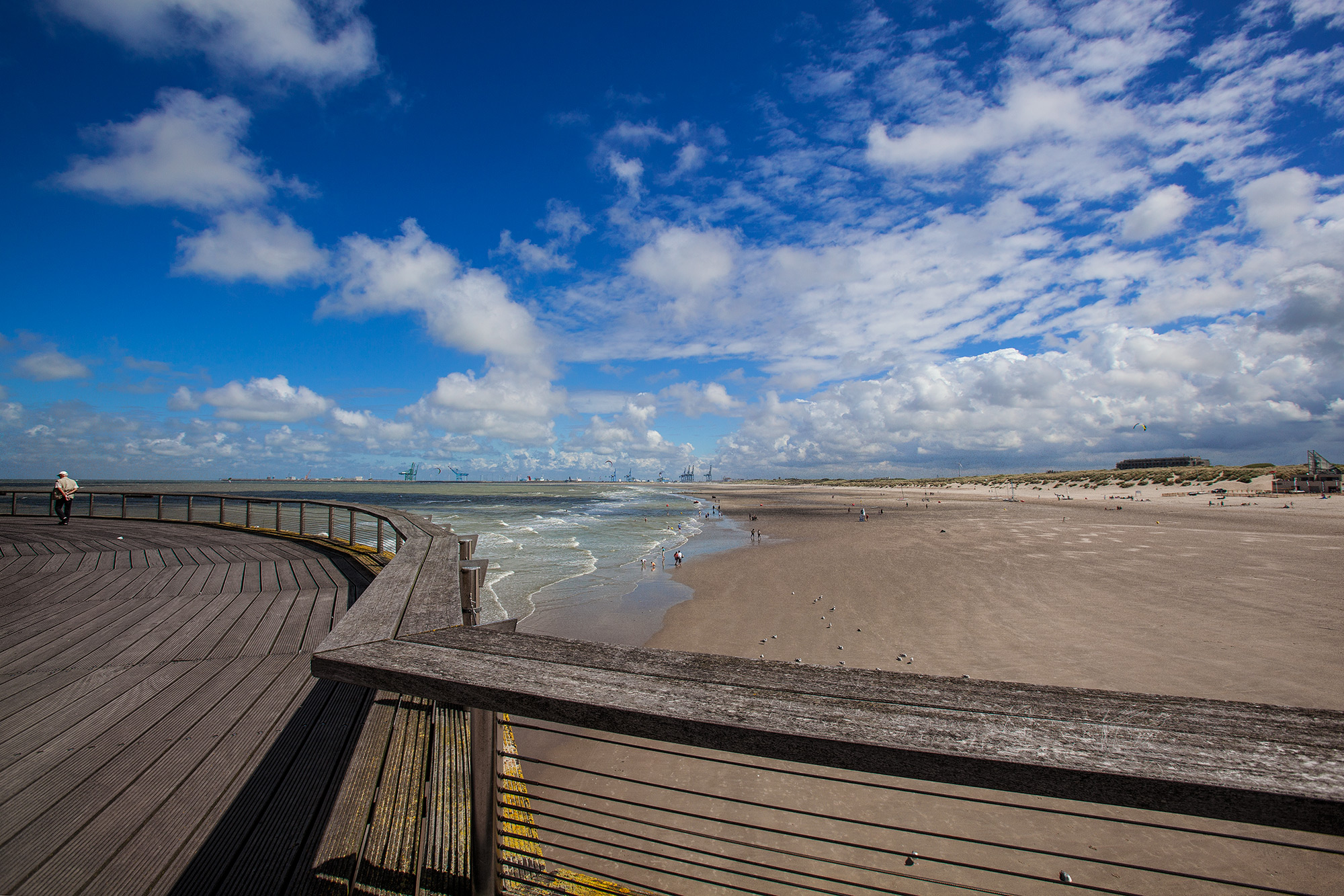 sul pontile ( Belgio )