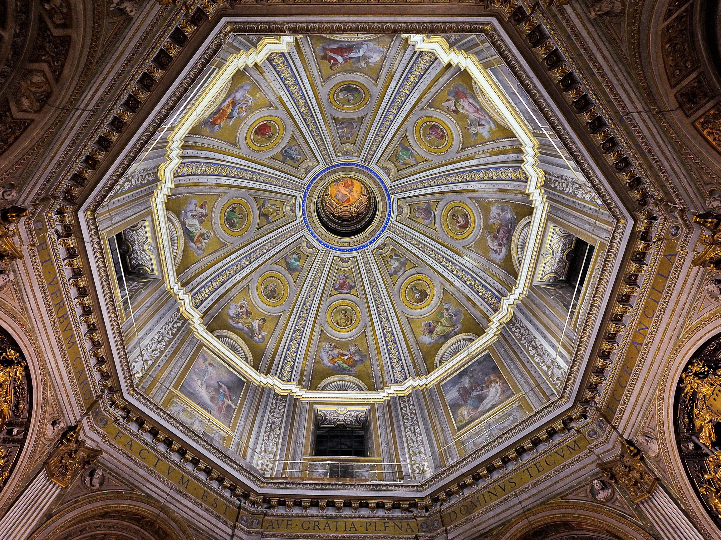 Roma-Interno Cupola S.Maria di Loreto