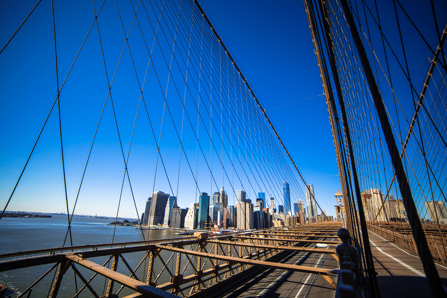 Skyline from the Brooklyn Bridge