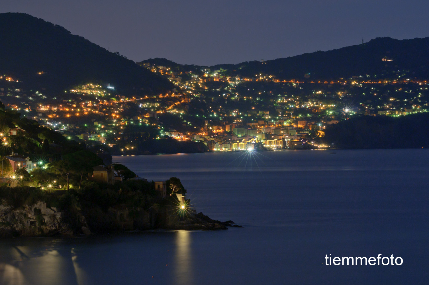 Gulf Paradise by night