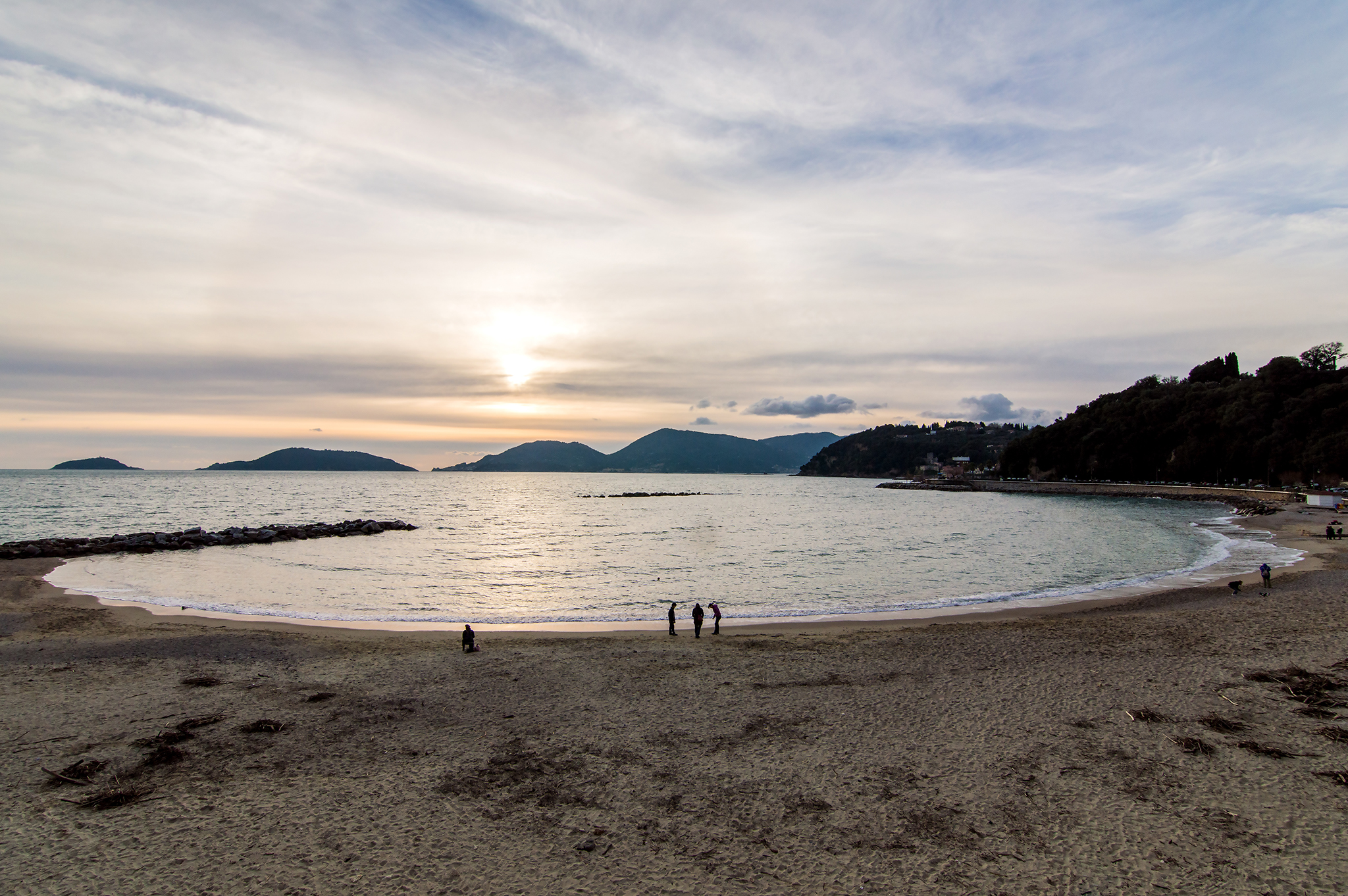 aspettando il tramonto alla Venere Azzurra
