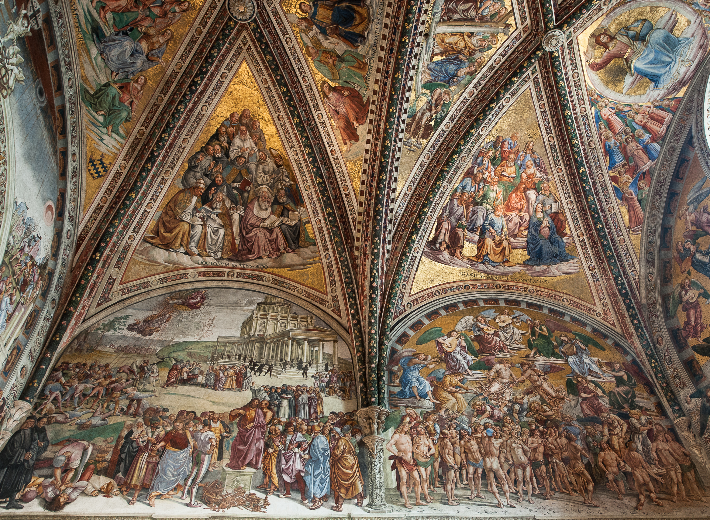 Duomo di Orvieto-Particolare interno Cappella S.Brizio