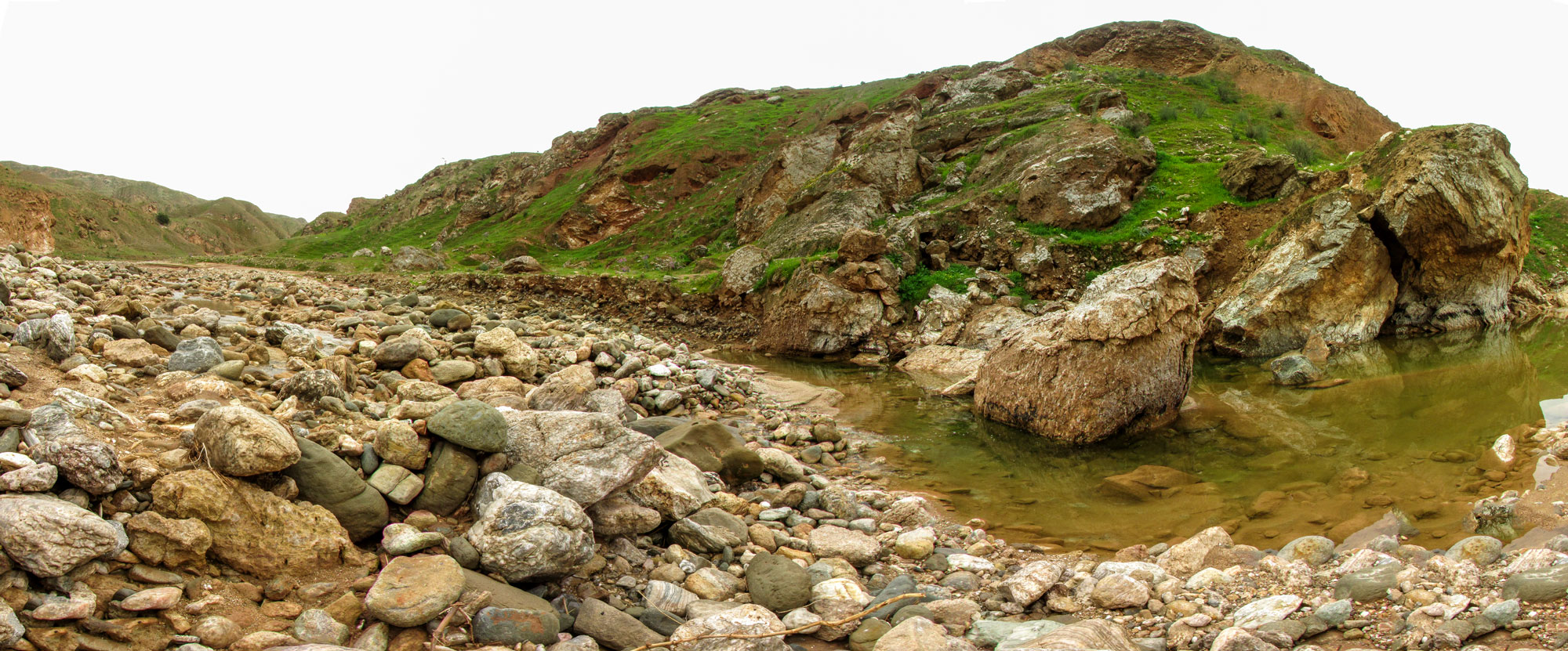 Small village in winter