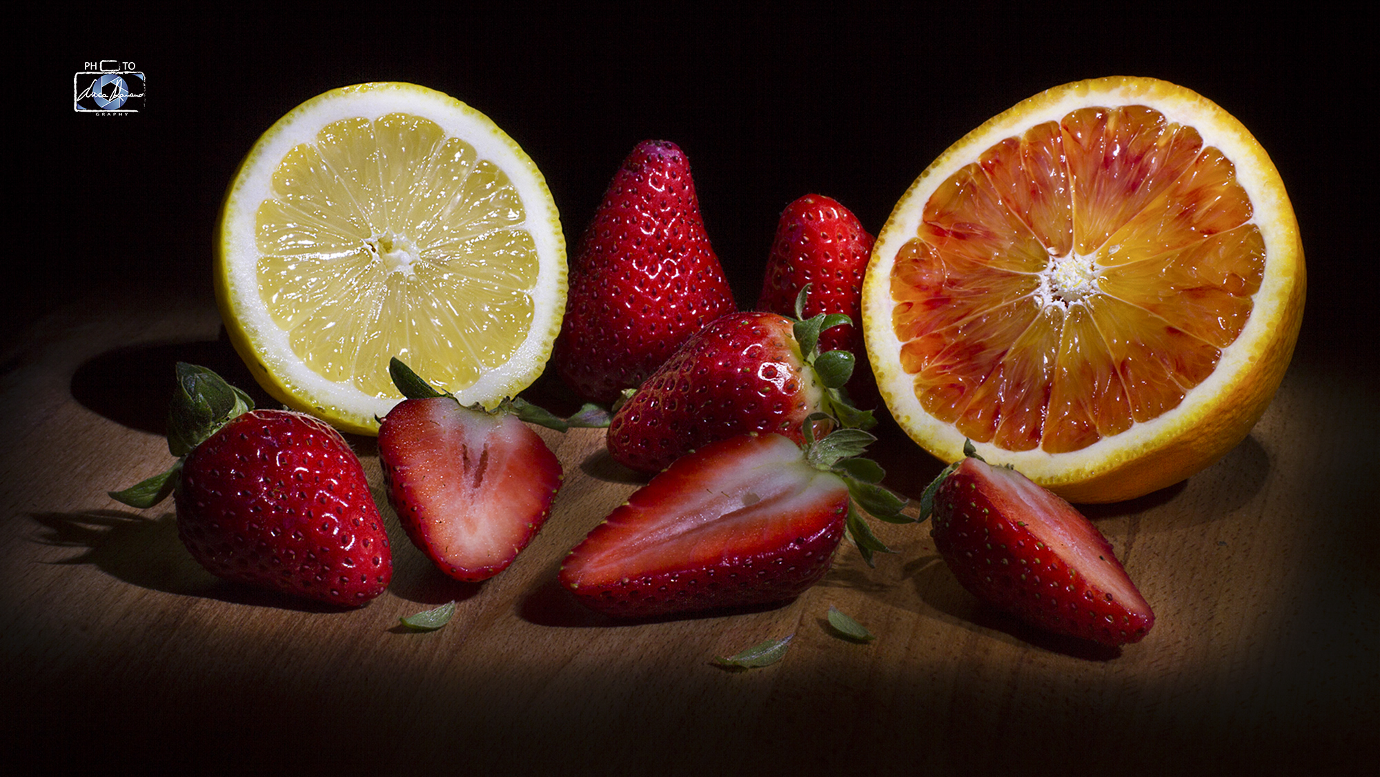 Fruit salad with strawberries