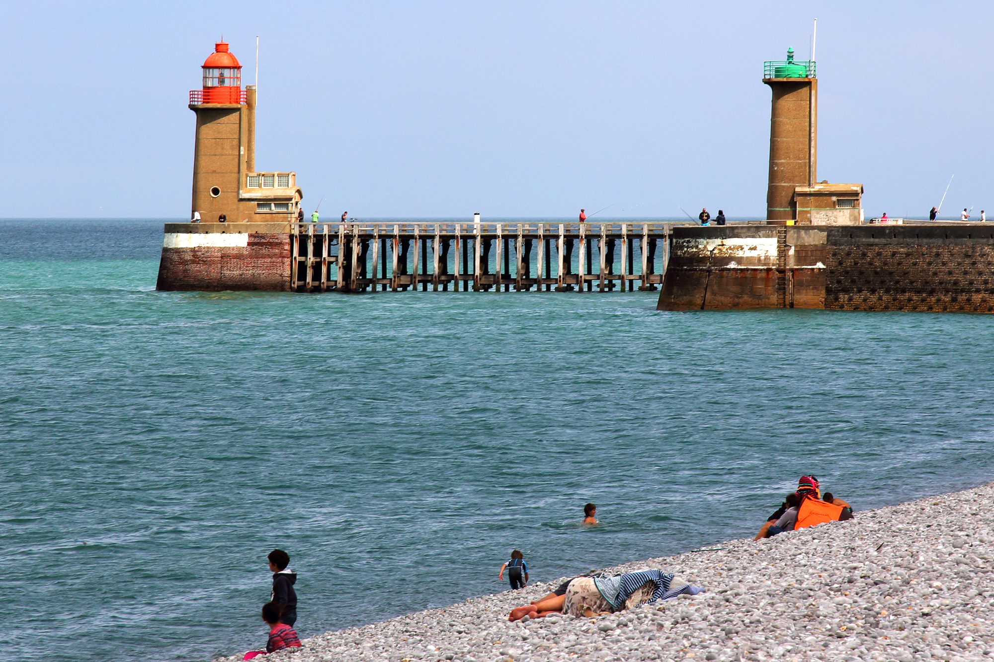 The lighthouses Fecamp