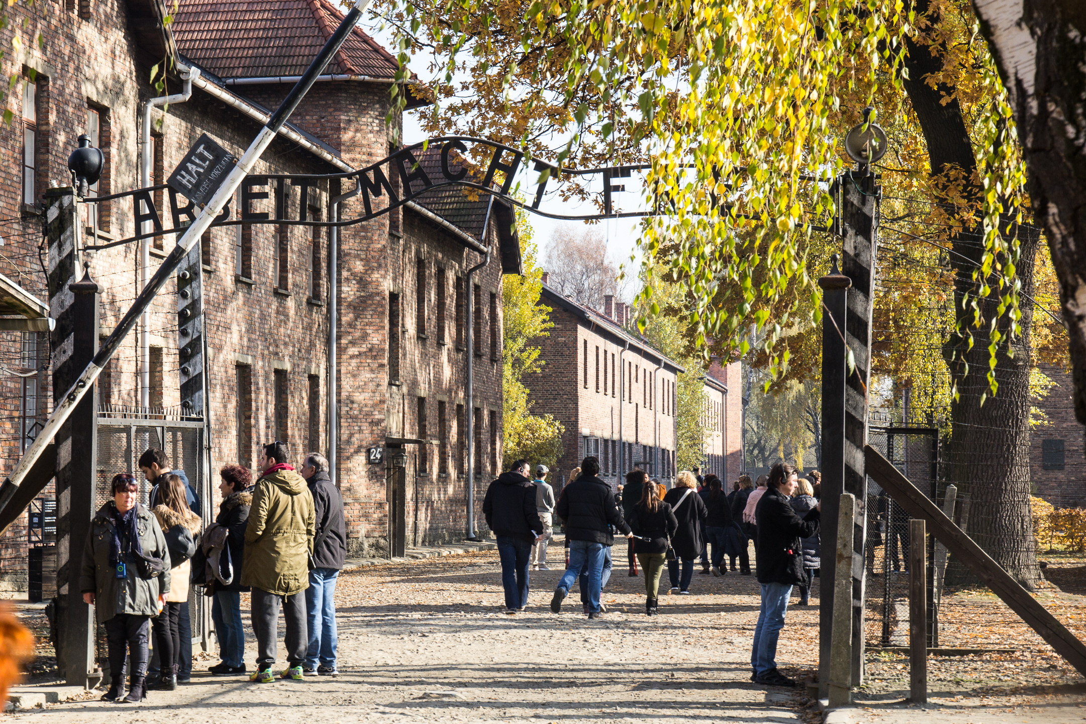 L'ingresso ad Auschwitz