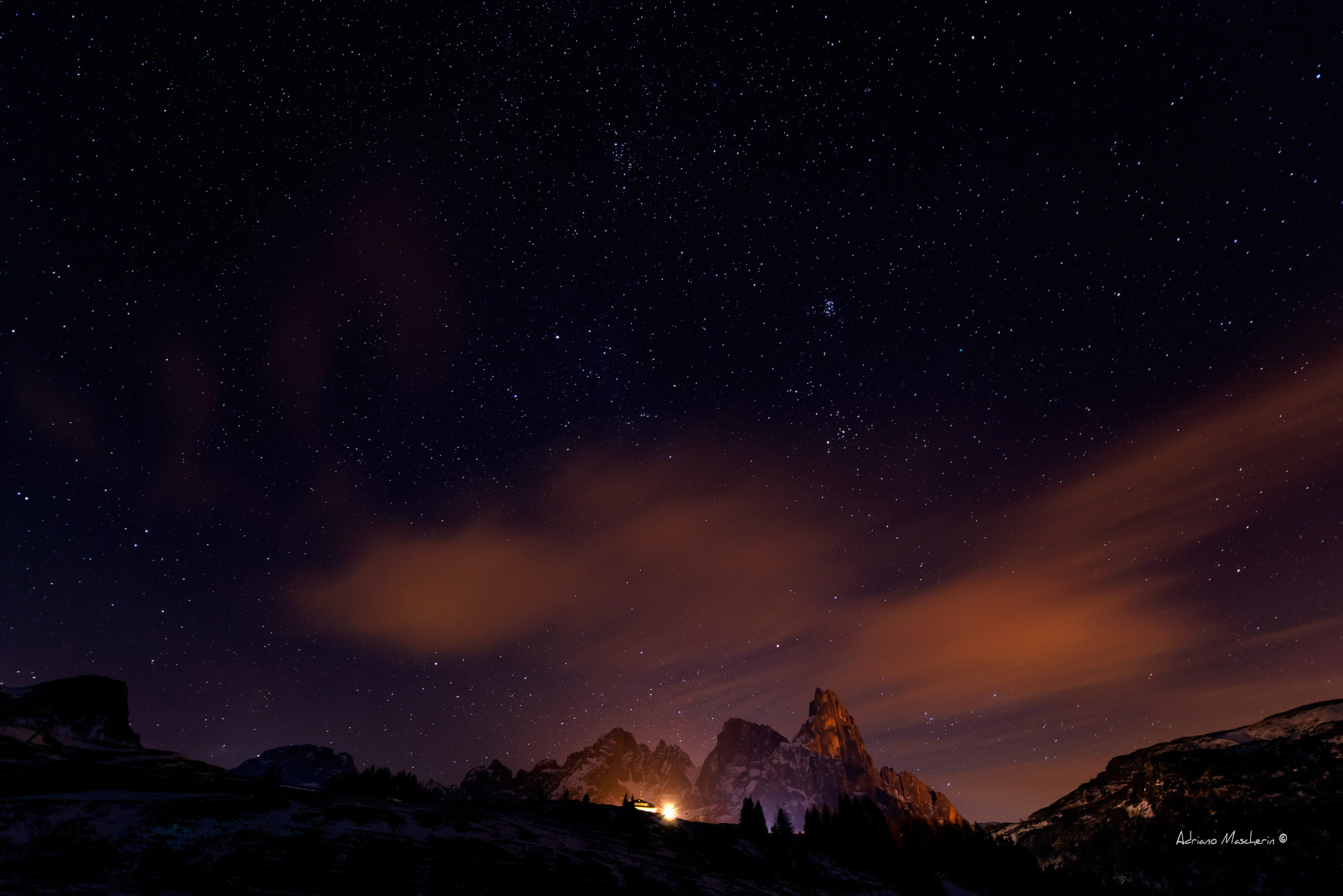 Il cielo sopra le Pale di San Martino...