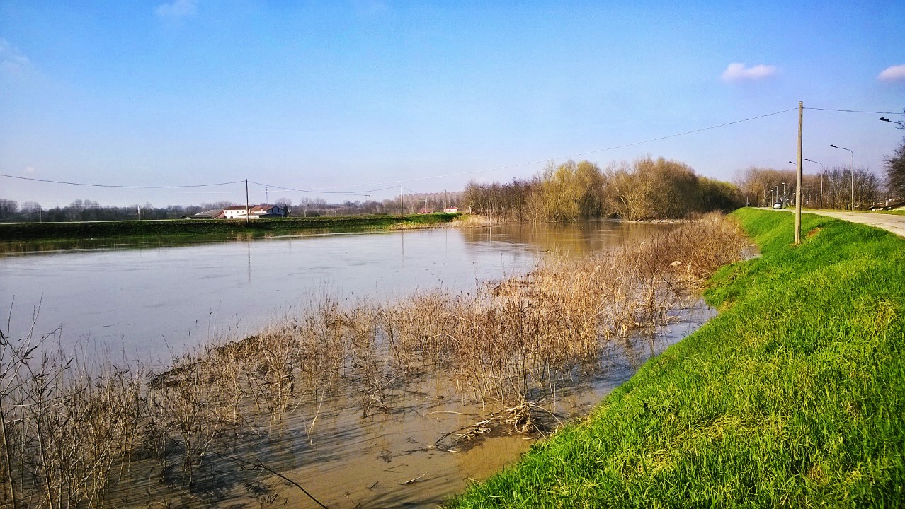 water shore embankment