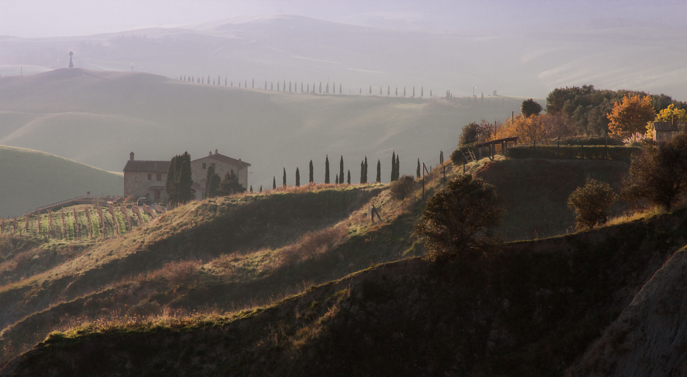 Volterra ... balze di luce