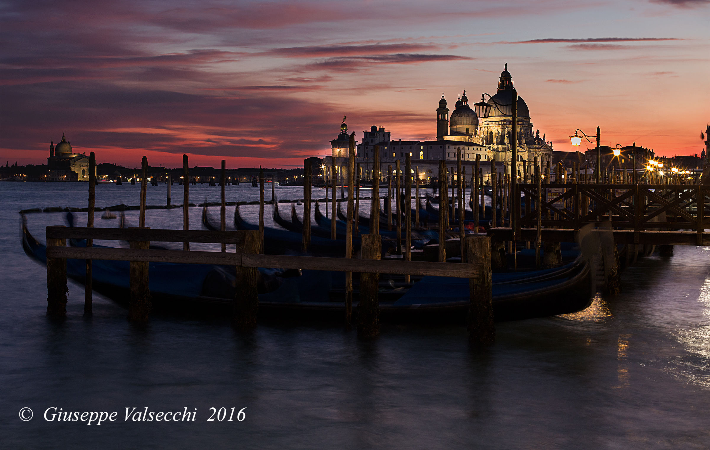 Sunset in Venice .......