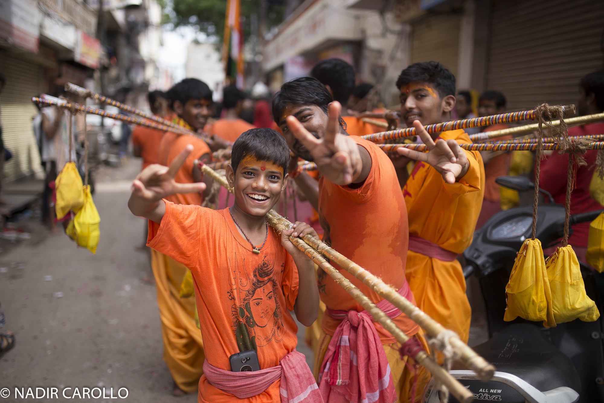 manifestazione nella città rosa