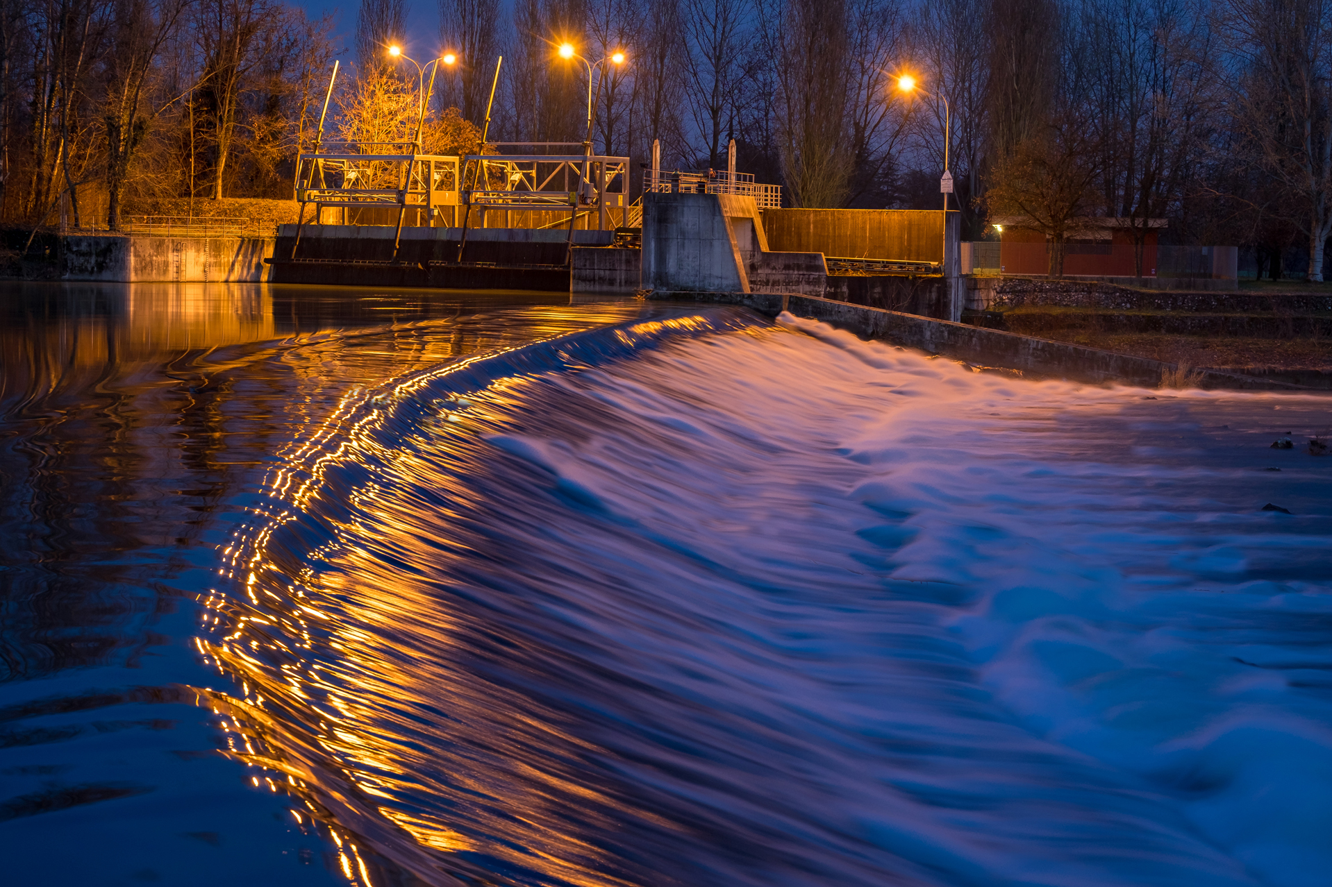 Waterfall on the River Brenta