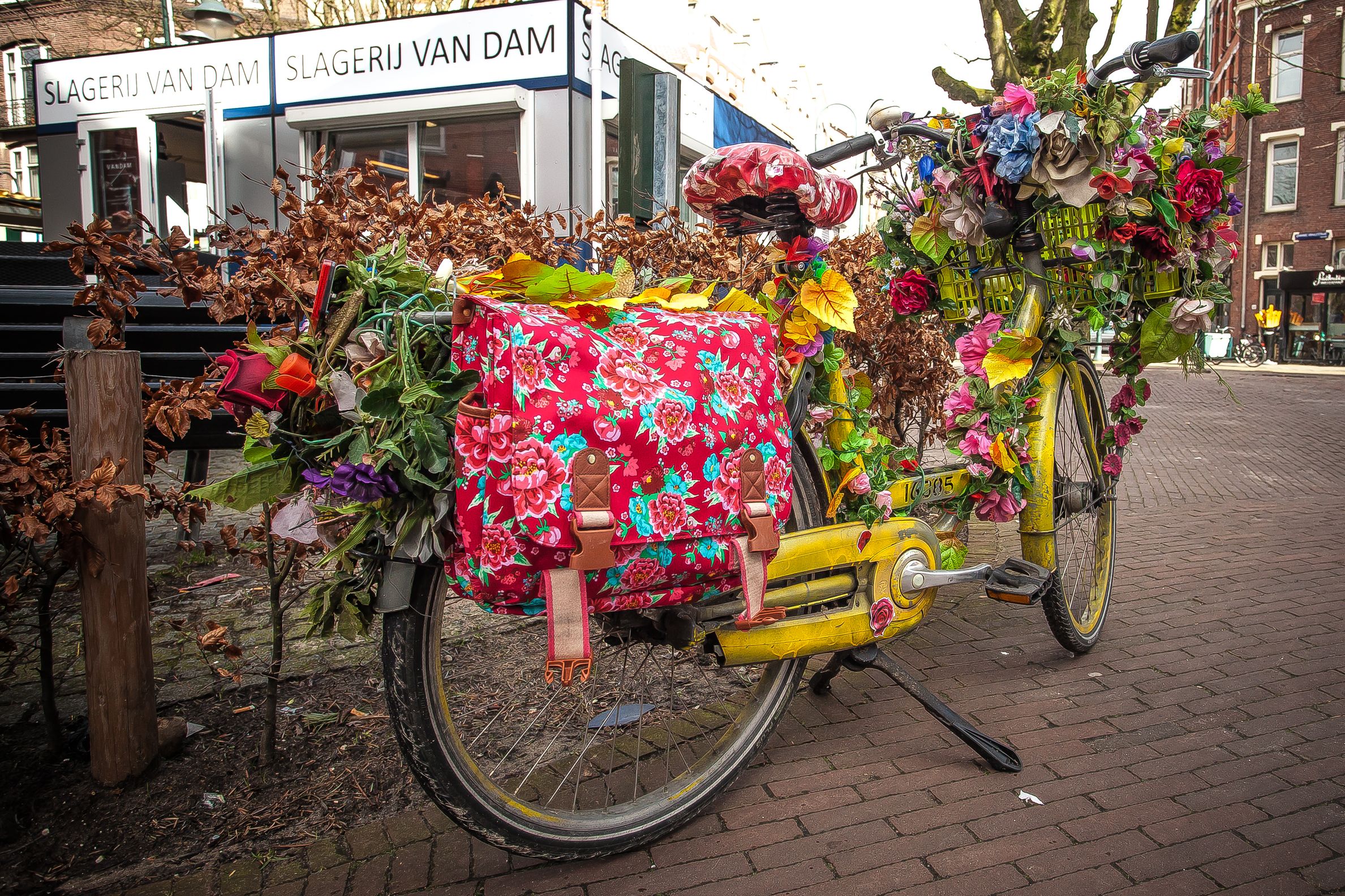 Amsterdam -bici floreale