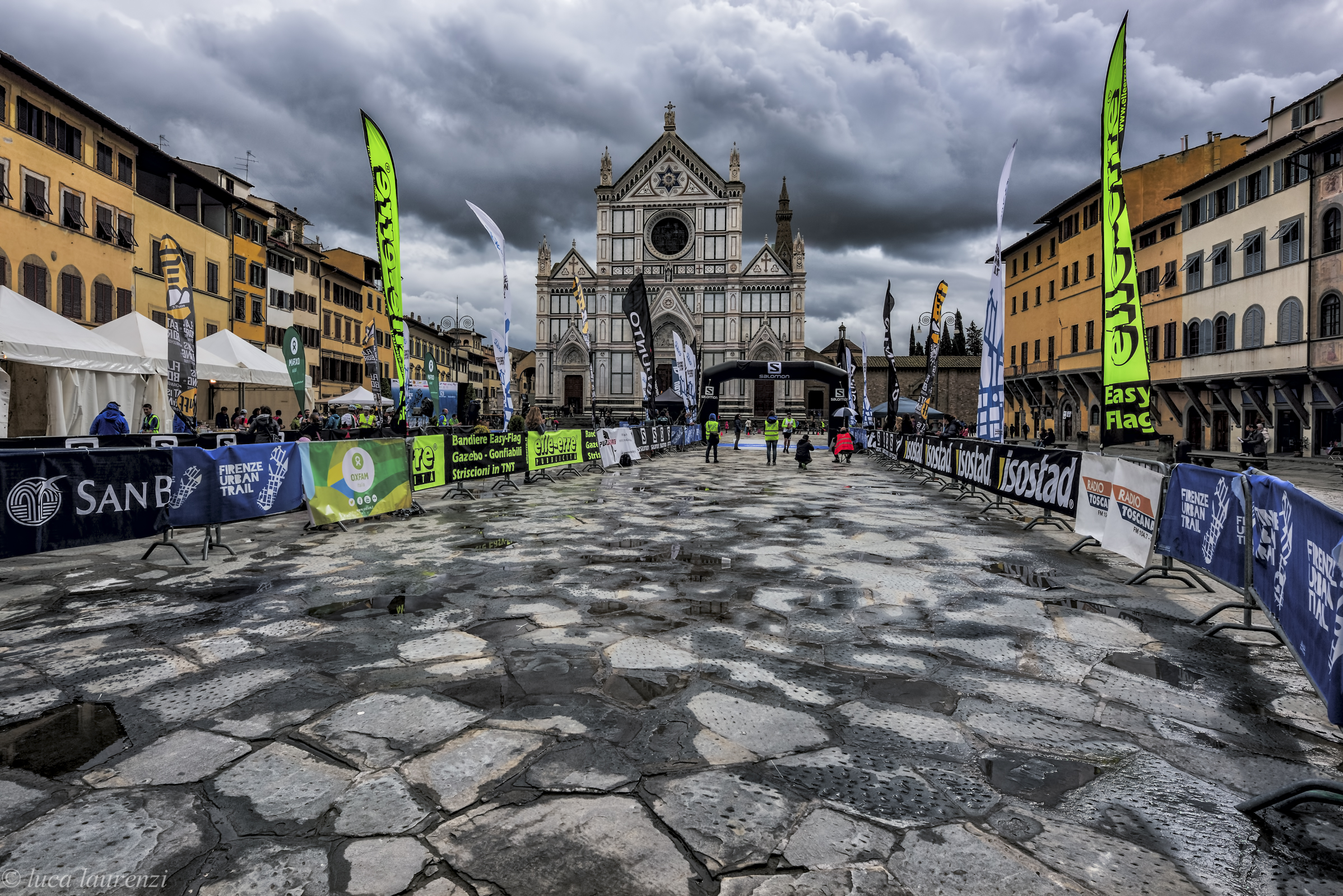 Holy Cross during the urban trail