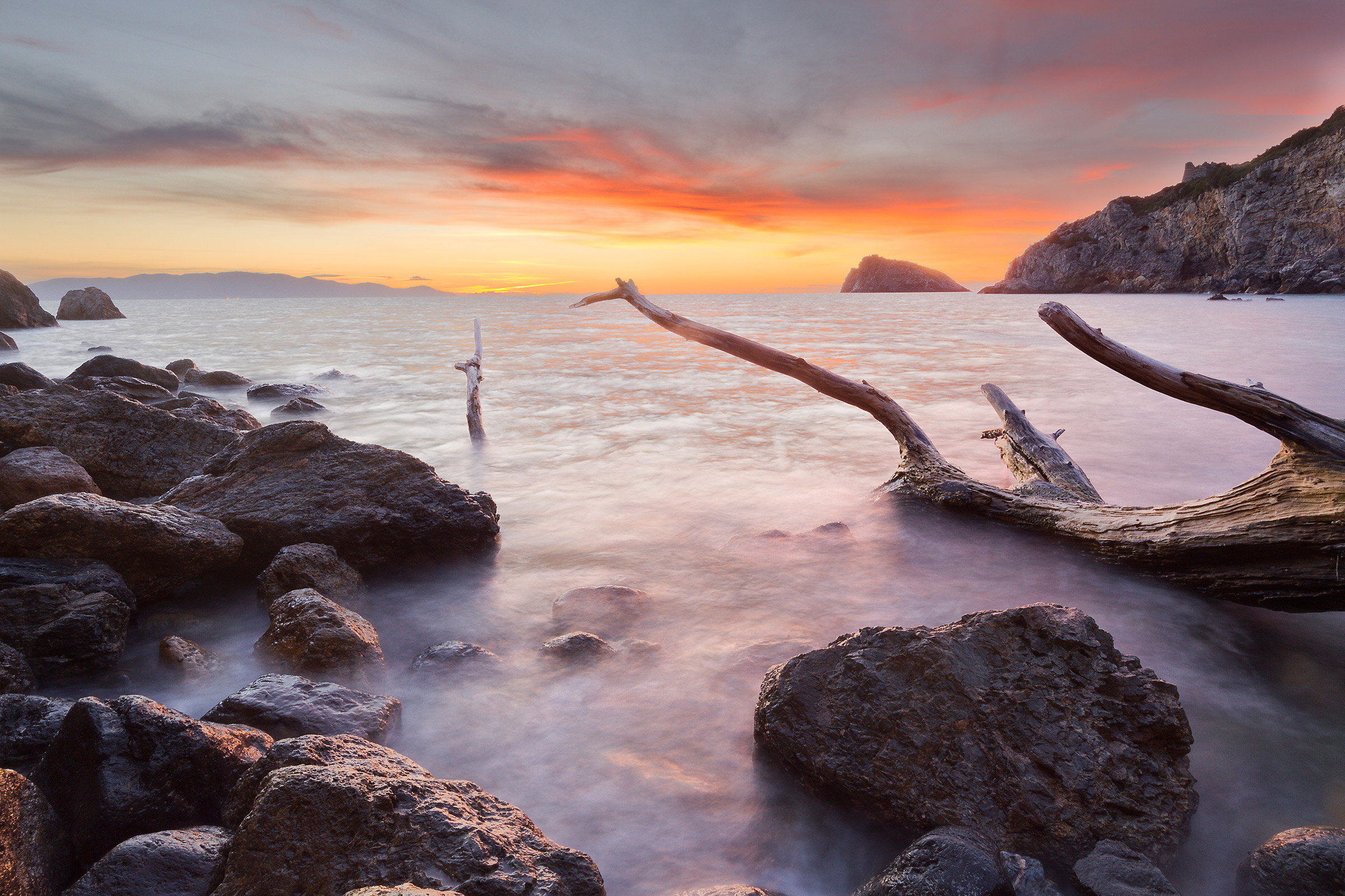 Tramonto all'argentario