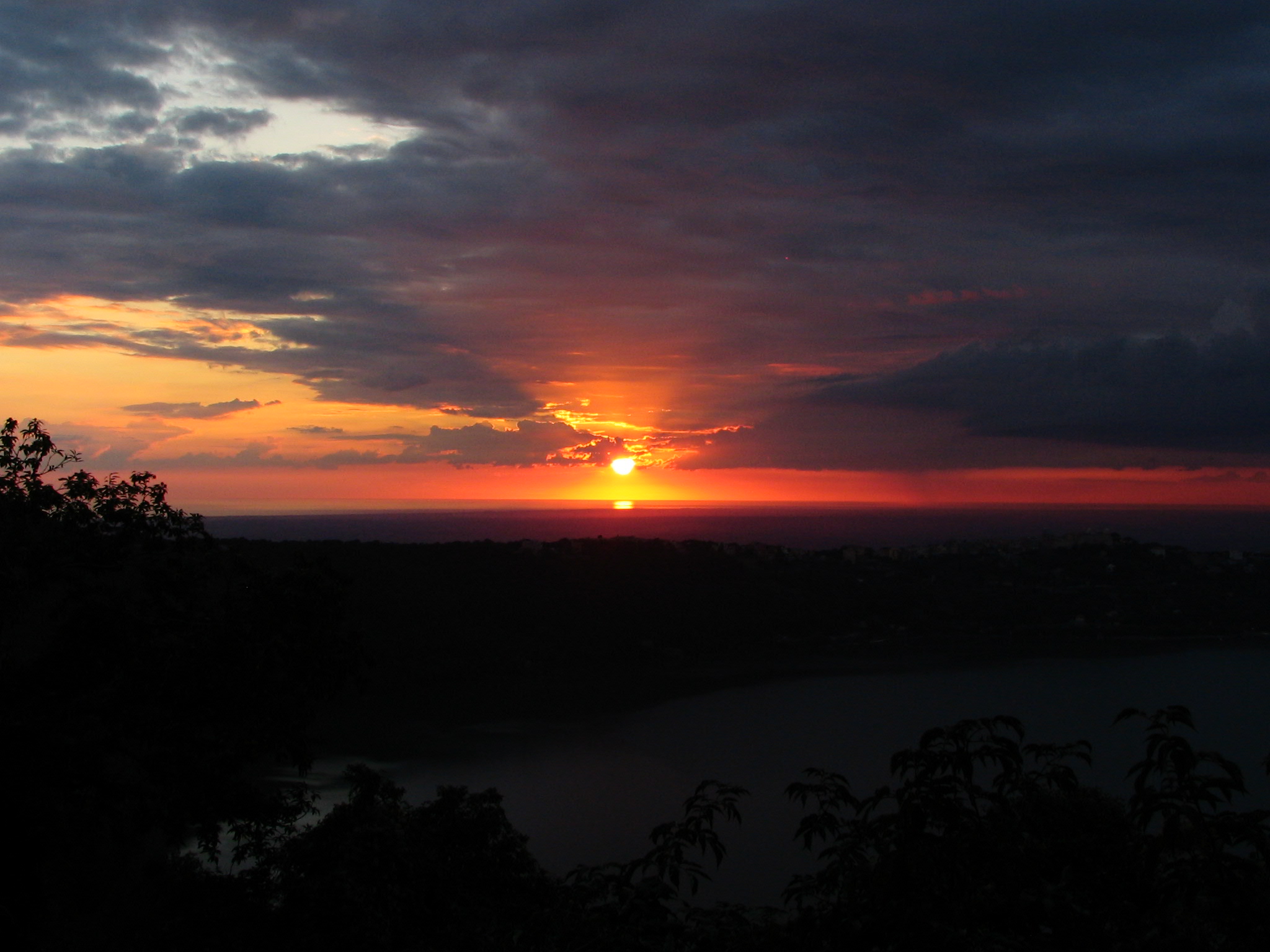 The going down of the sun from Ariccia (rm)