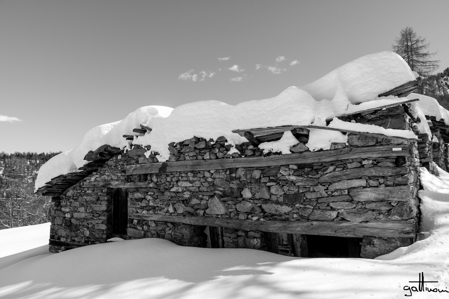 Excursion to the township Tenou val varaita piedmont