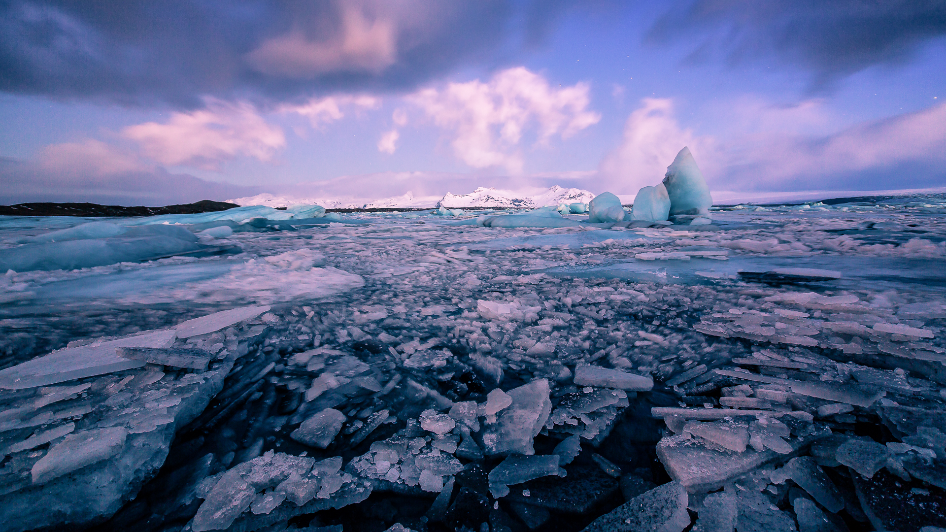 Sunrise jokulsarlon