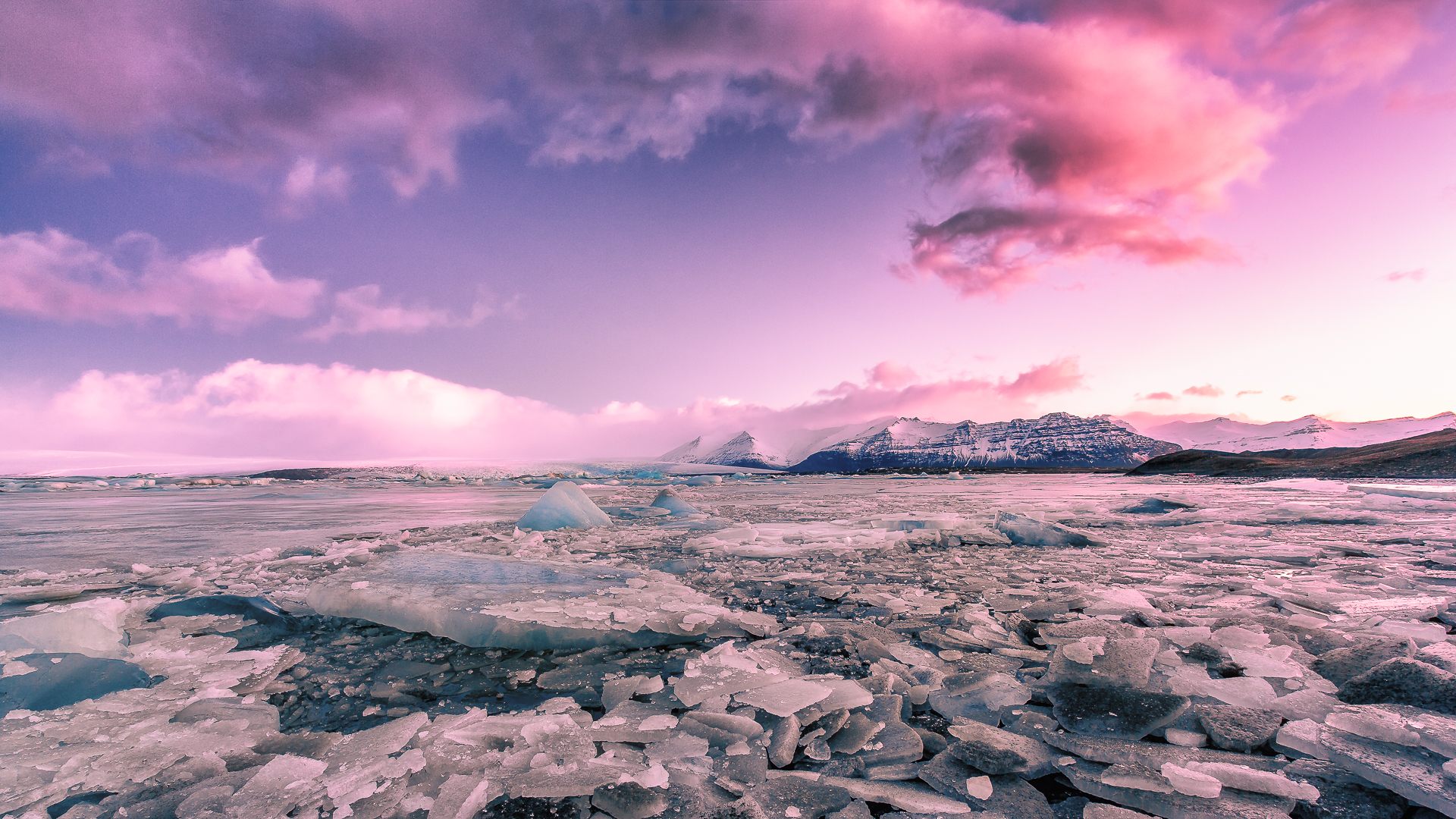 Sunrise jokulsarlon