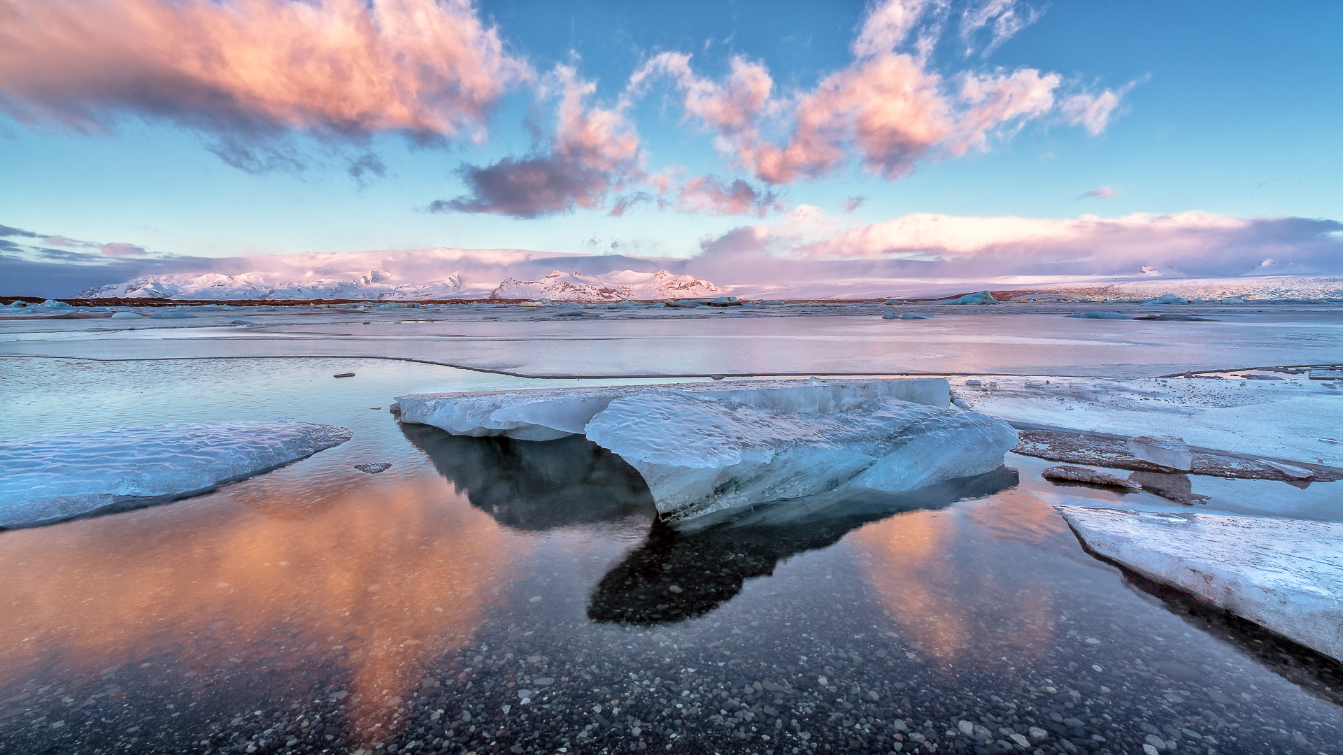 Sunrise jokulsarlon