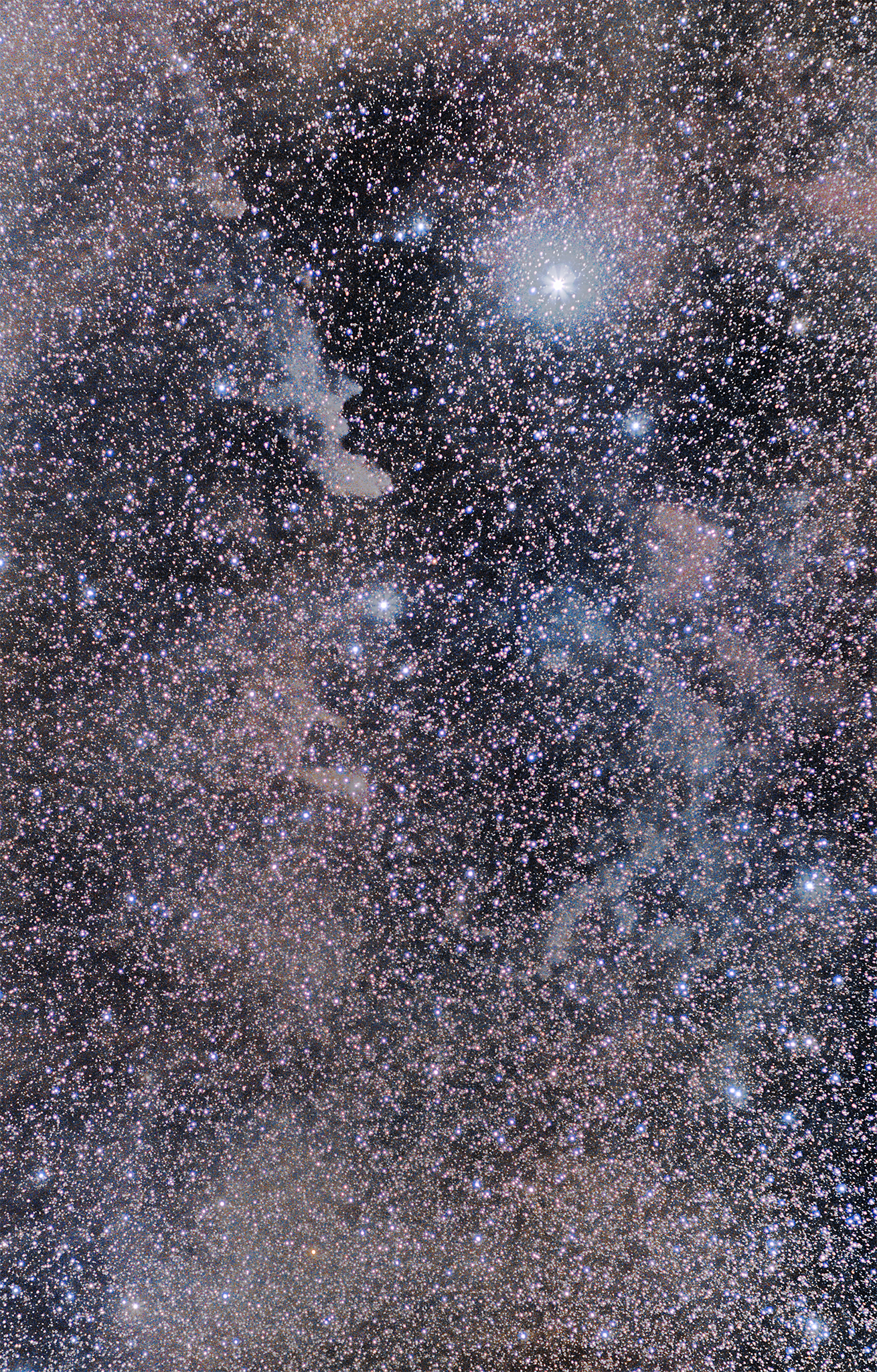 Testa di strega - elaborazione ad esaltare le nubi