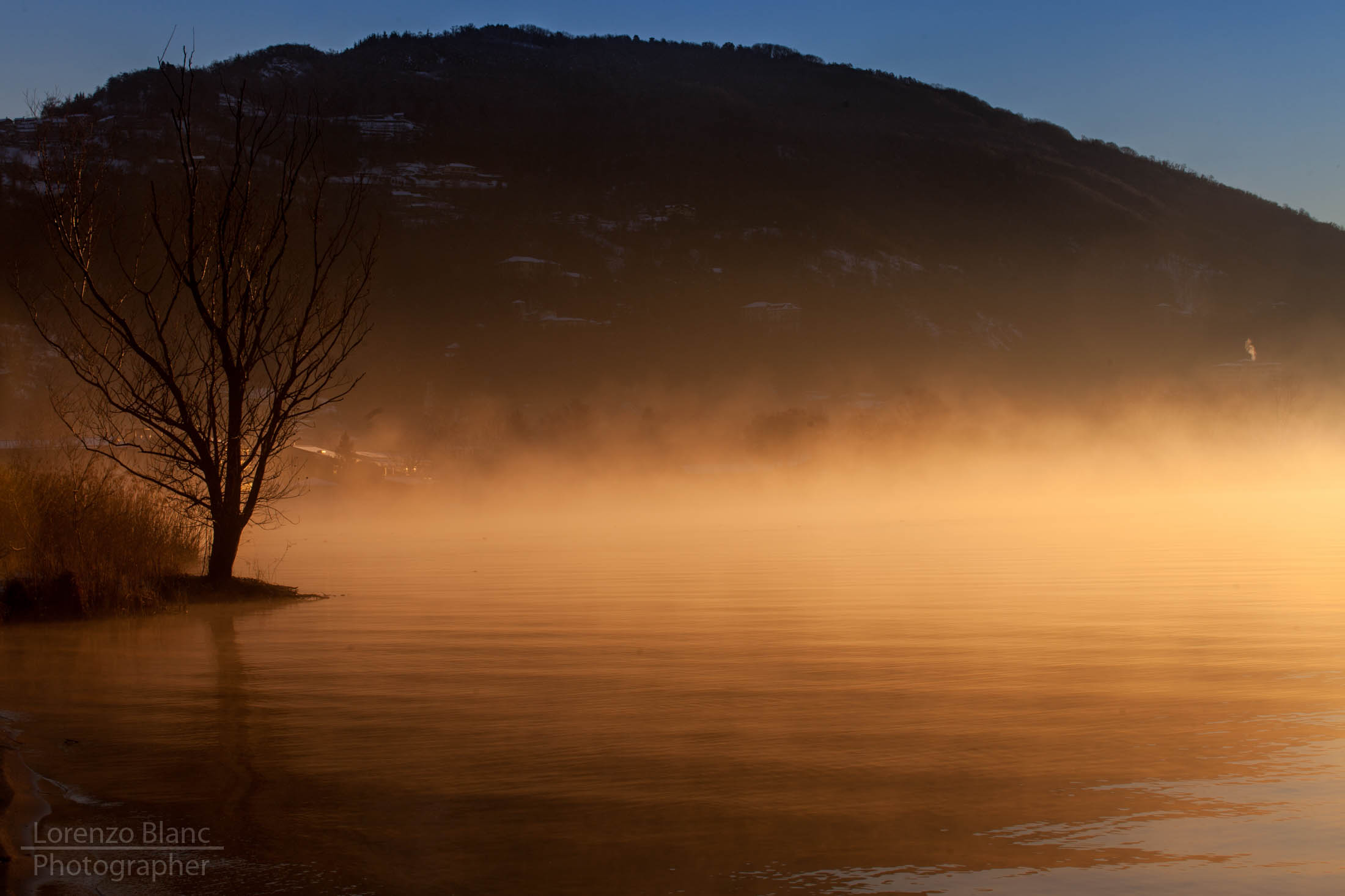 Il Lago Maggiore al crepuscolo