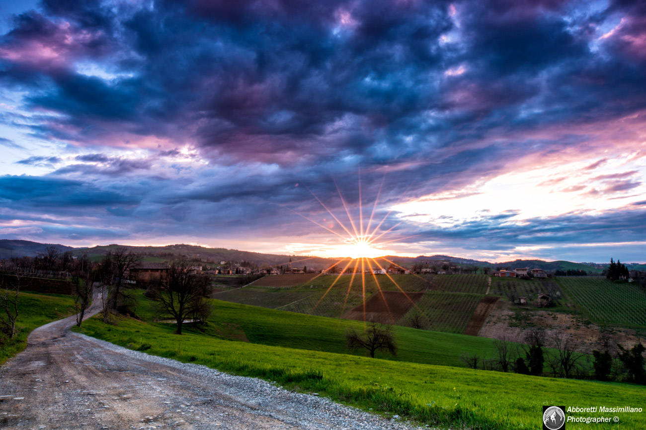 Tramonto Colline Castelvetro