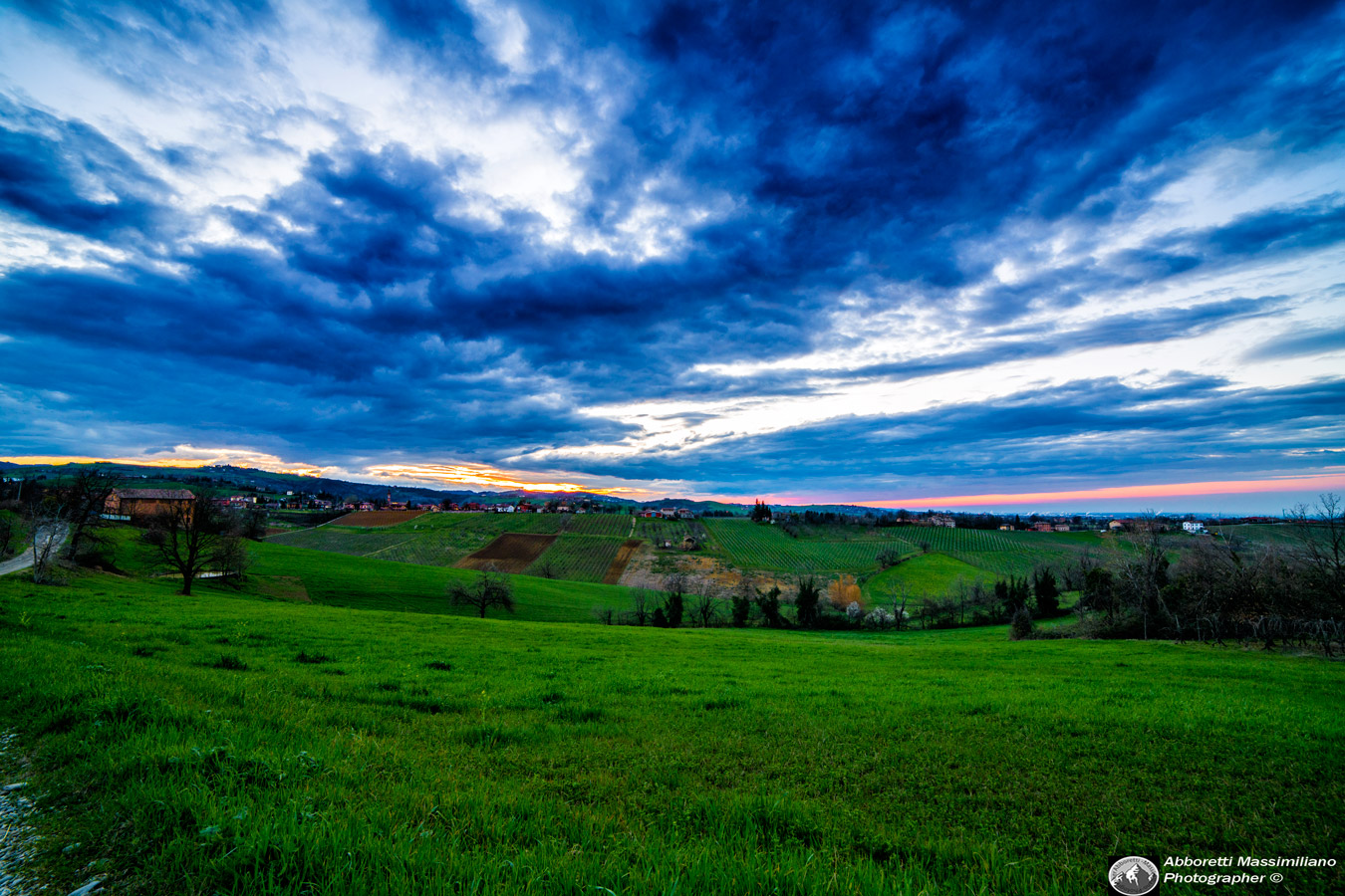 Tramonto Colline Castelvetro (ora Blu)