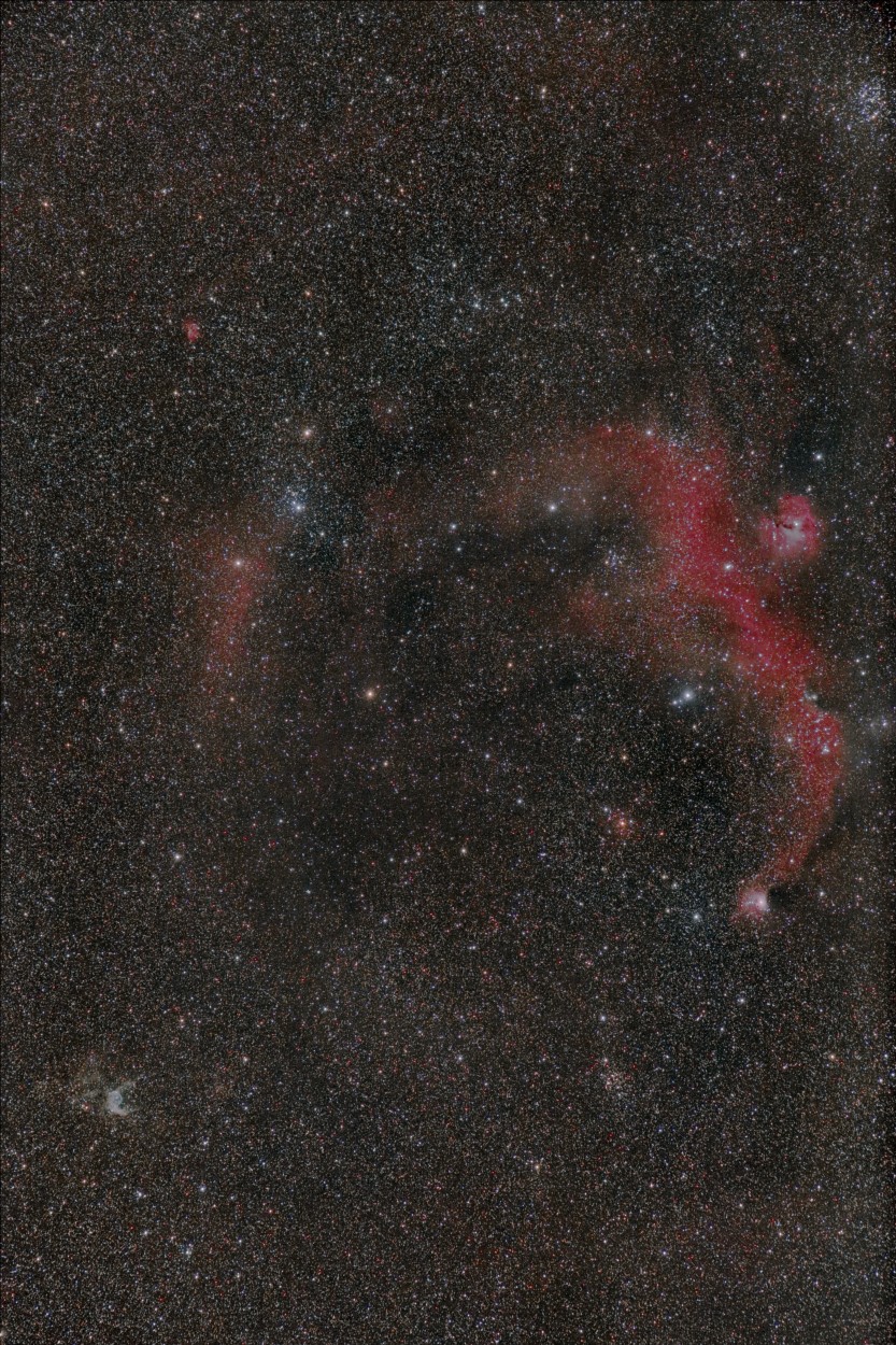 Nebulose "Seagull" e "Thor's Helmet"...