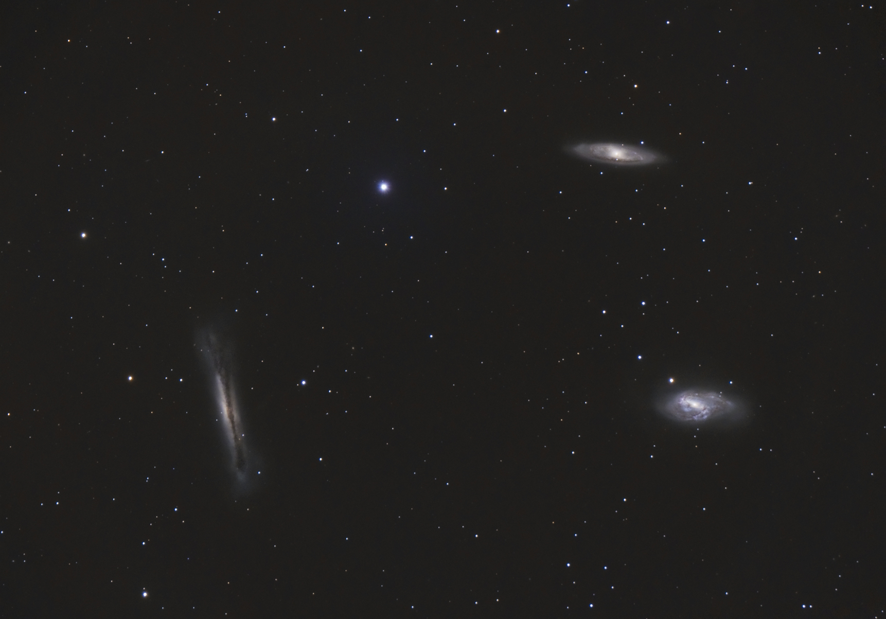 M 65 and M 66 and NGC 3628