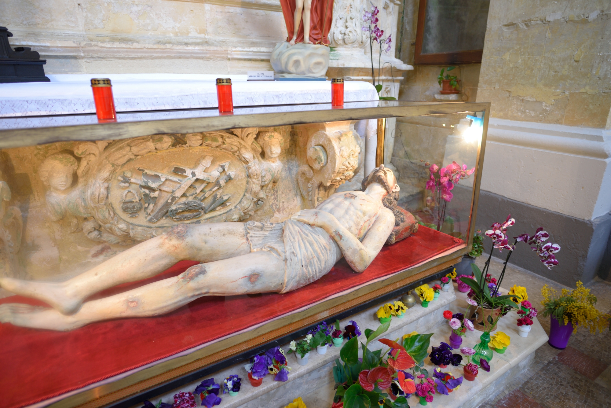 The tomb of Christ, in Lecce