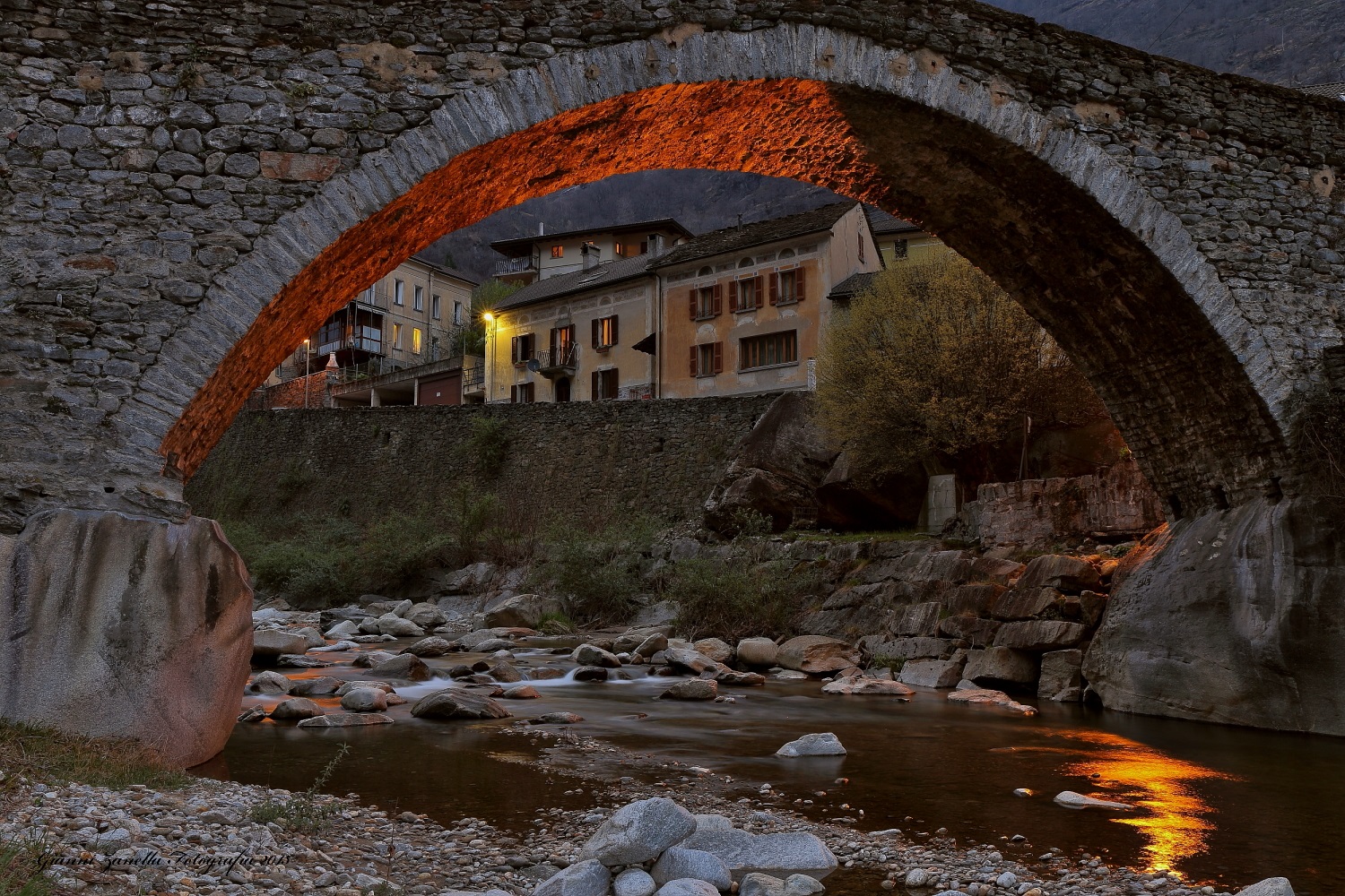 One glimpse of Giornico