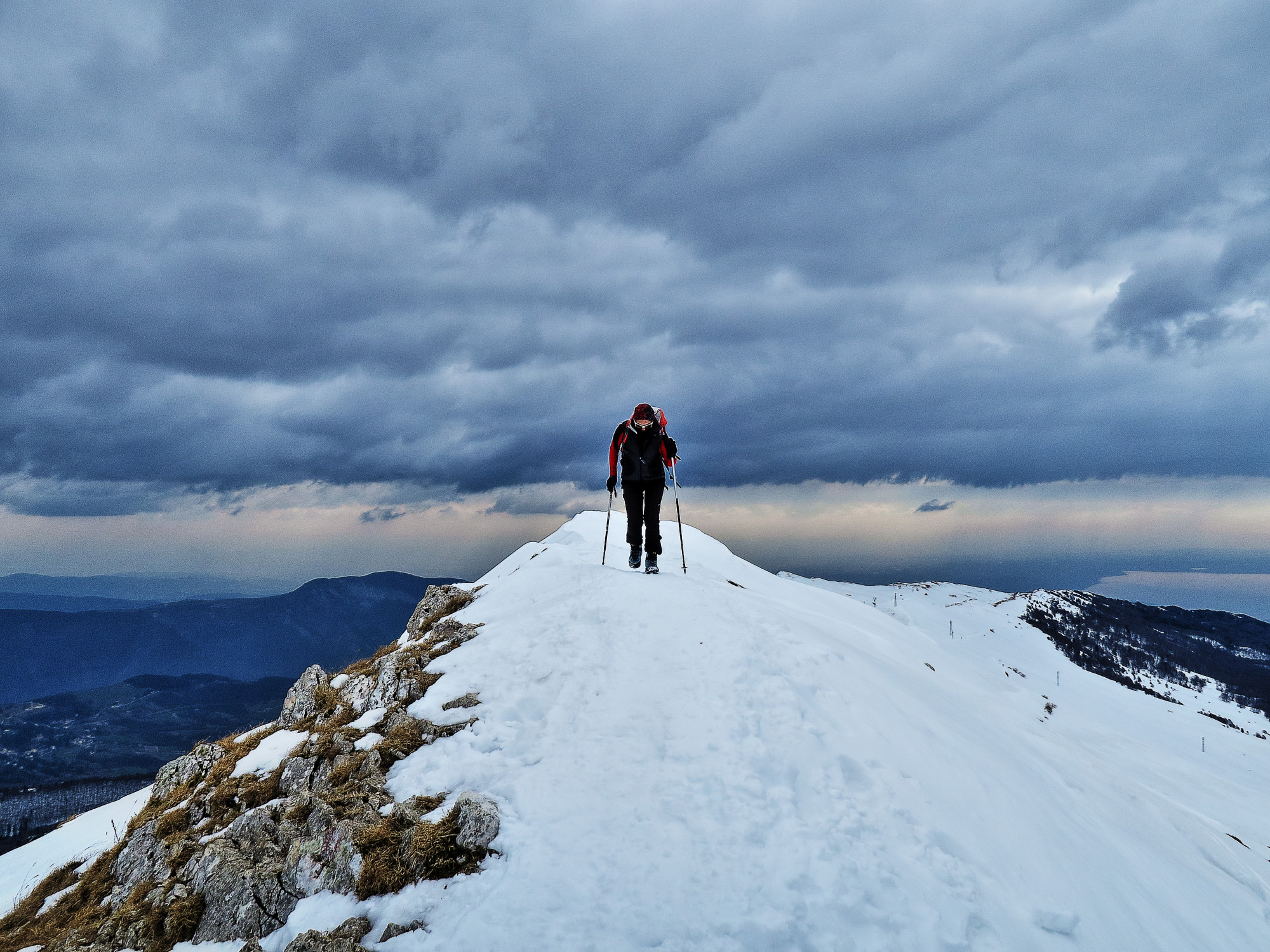 windy day on Monte Baldo