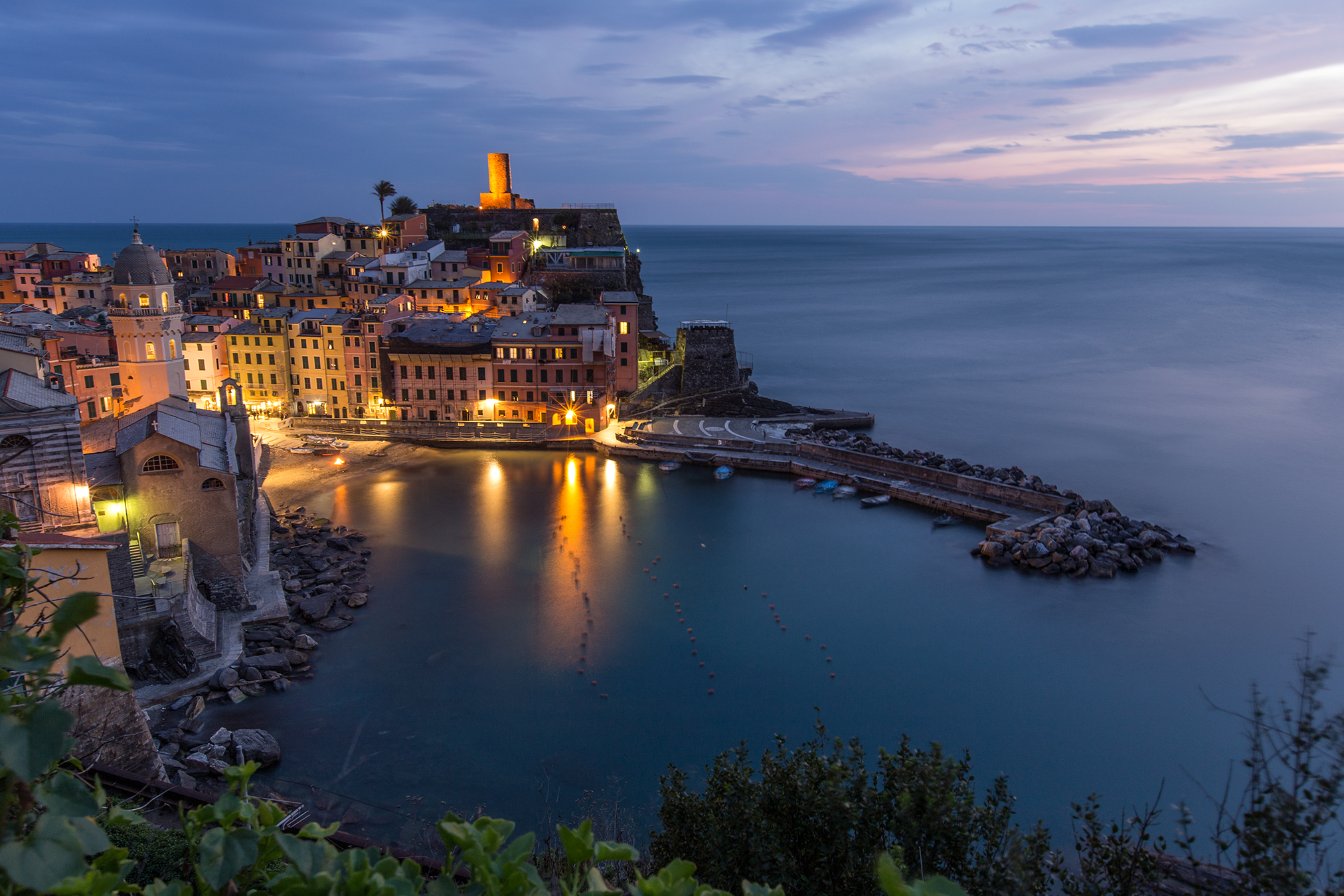 Vernazza blue hour!