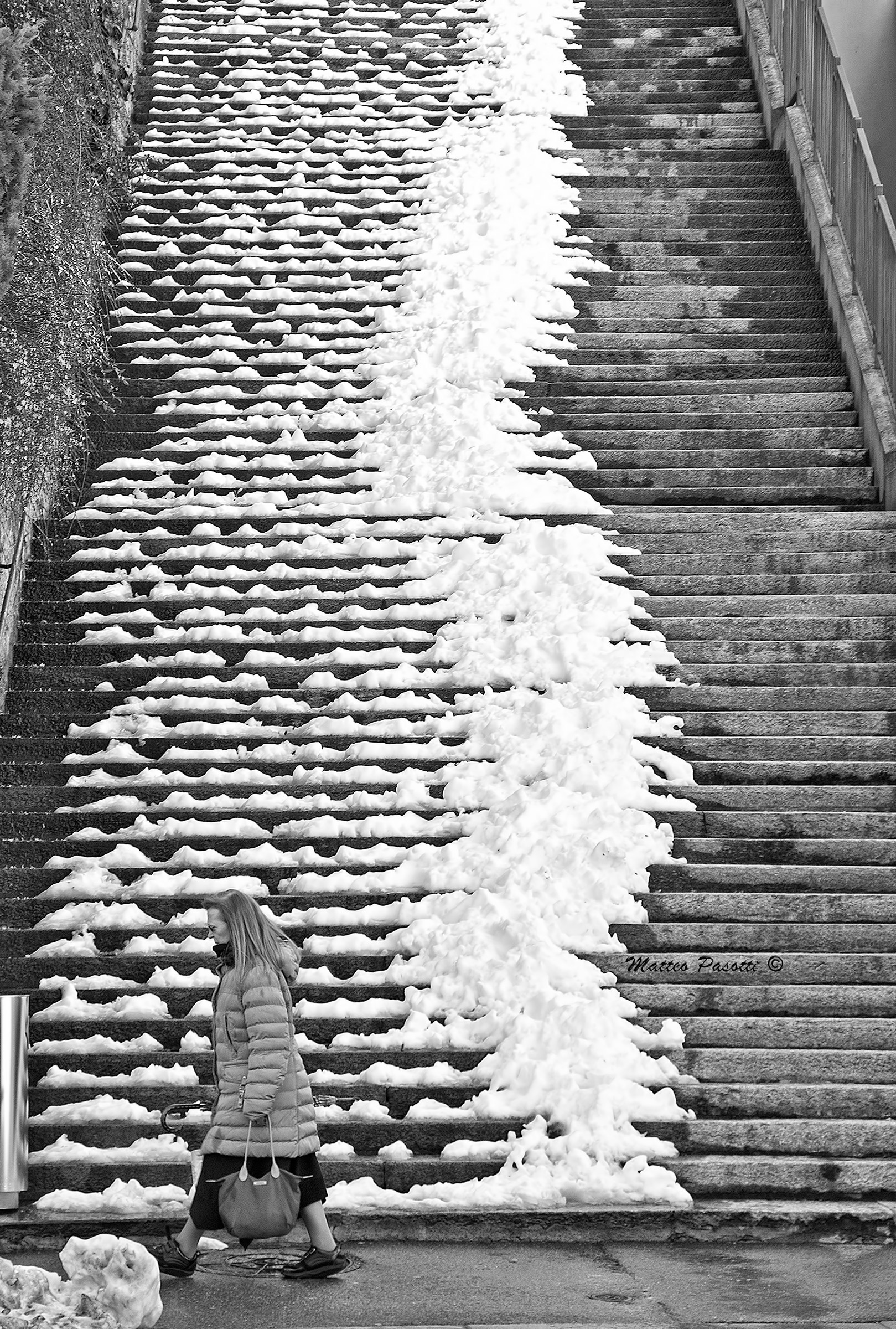 Snowy Stairs