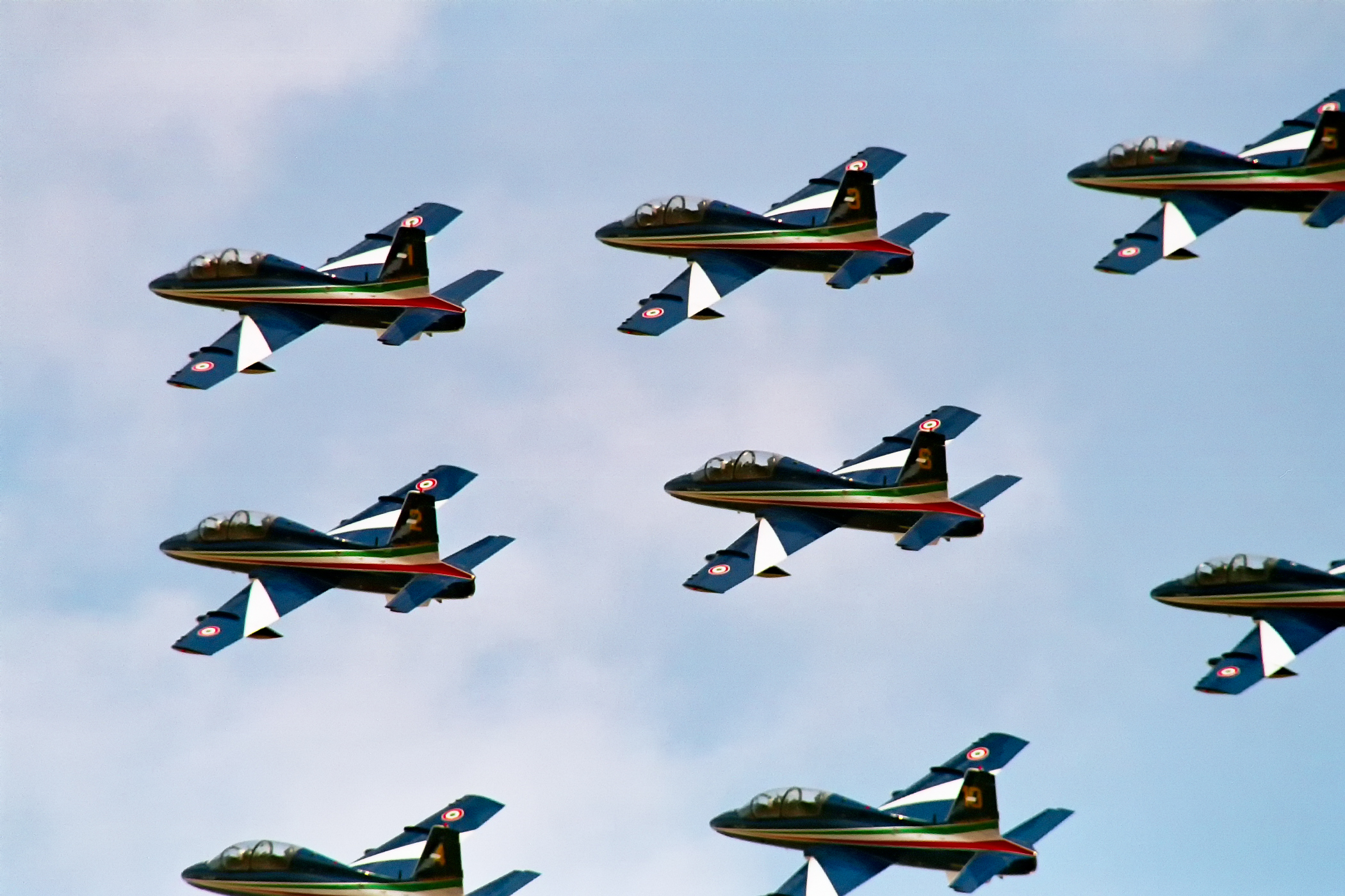 Frecce Tricolori vicino..vicino
