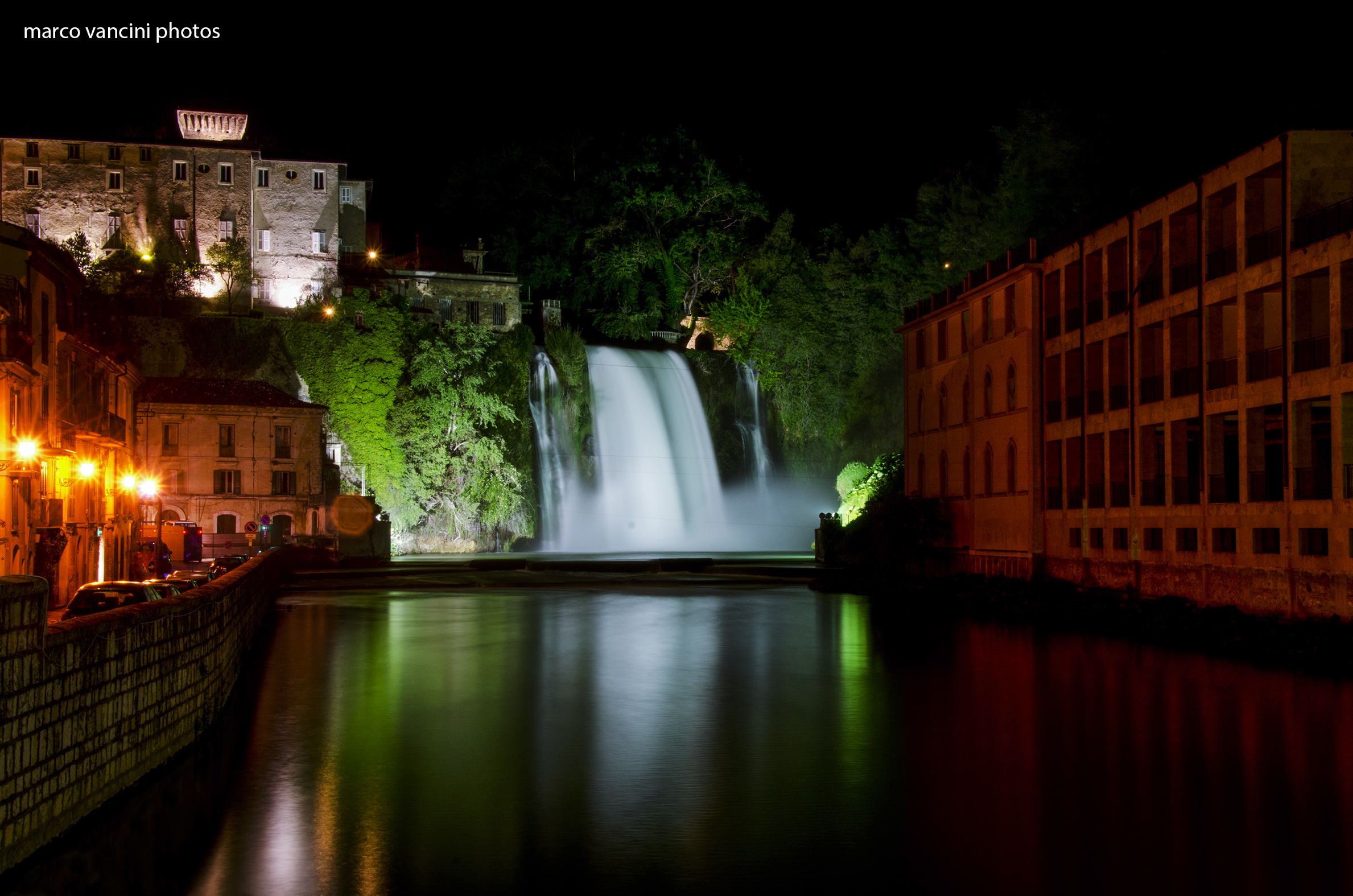 Waterfall in the center of the country