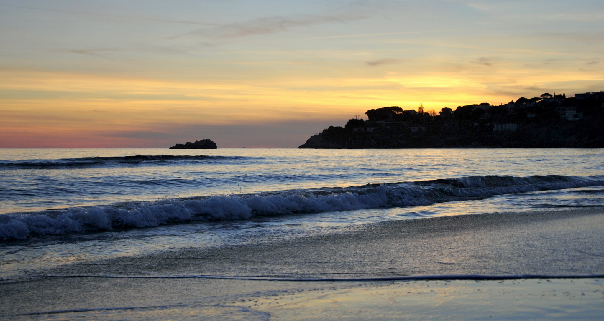 Sunset at Serapo ...