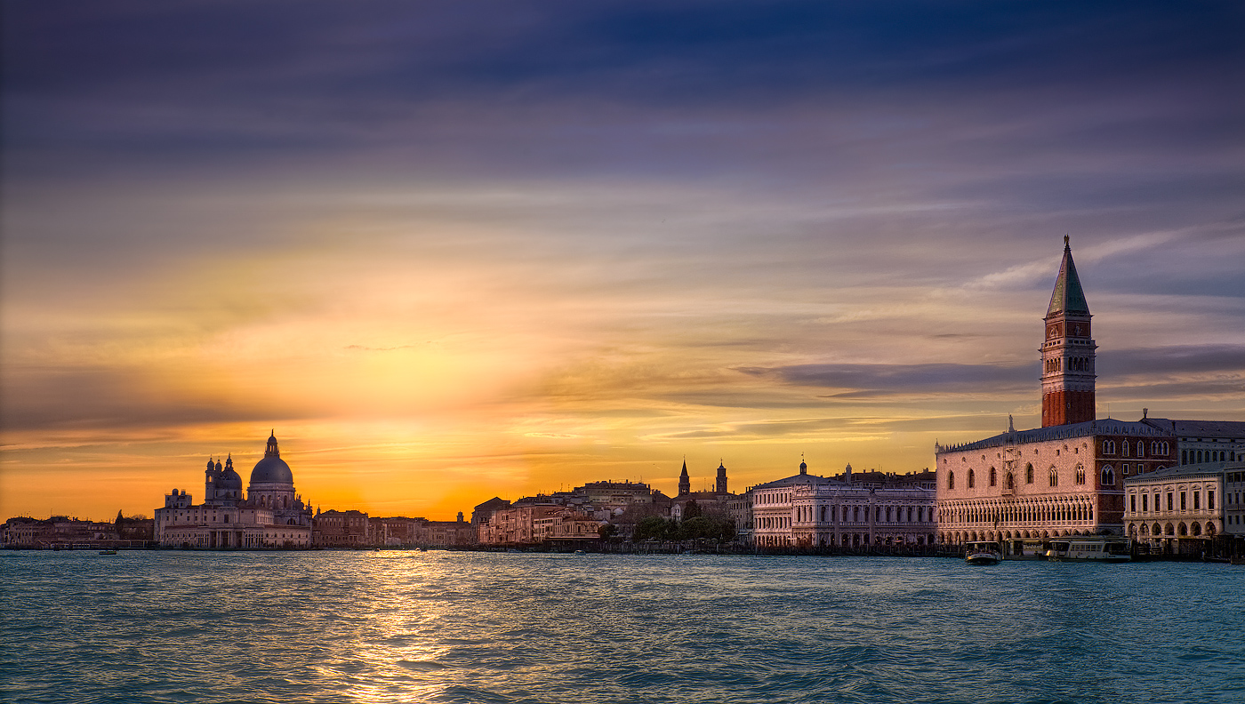 Sunset in Venice