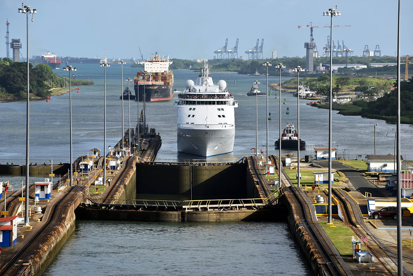 Enter Panama Canal Cristobal