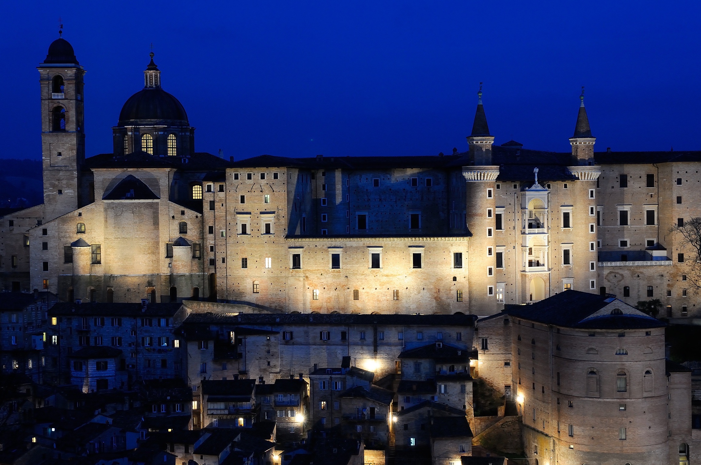 Blue hour in Urbino