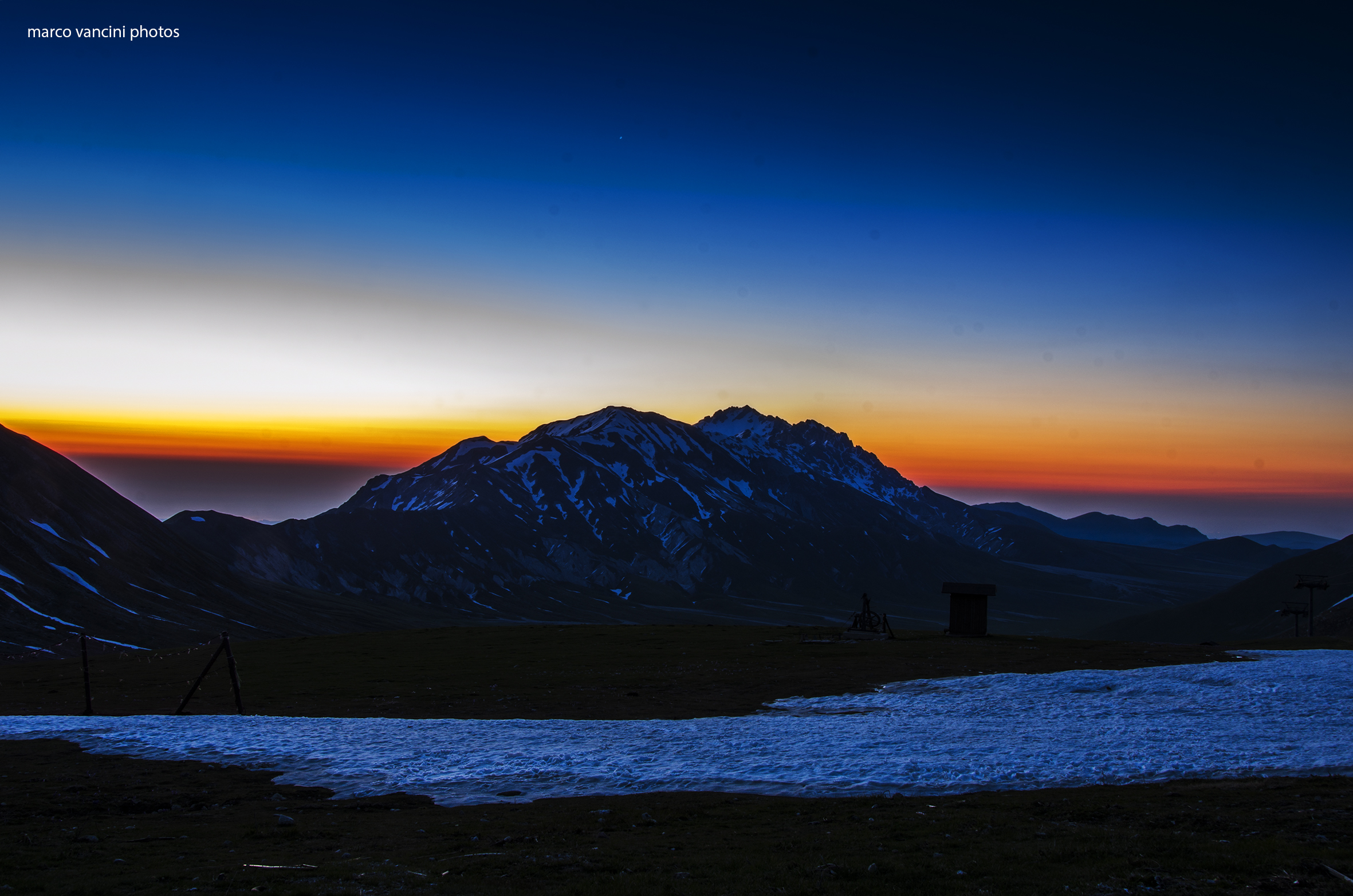 Sunrise from Gran Sasso