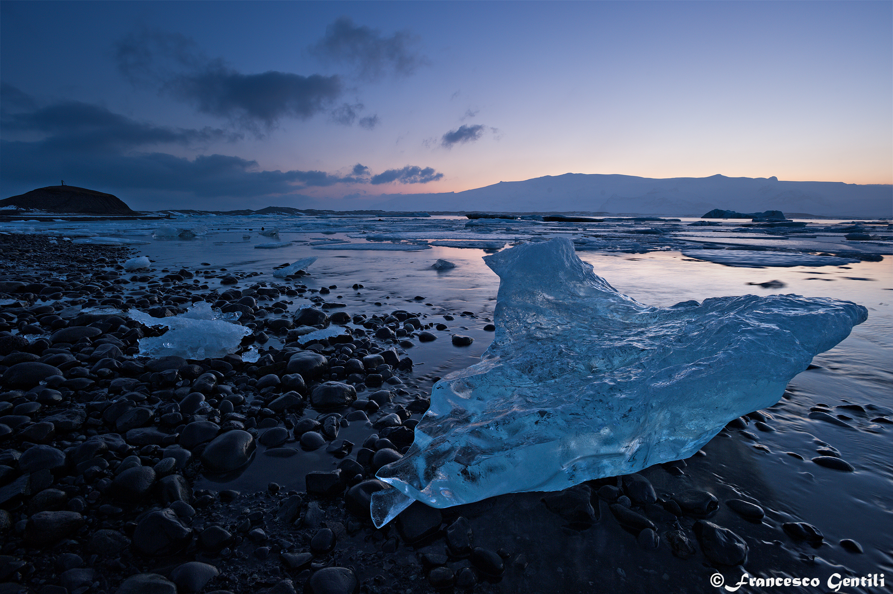 Jokulsarlon sunset