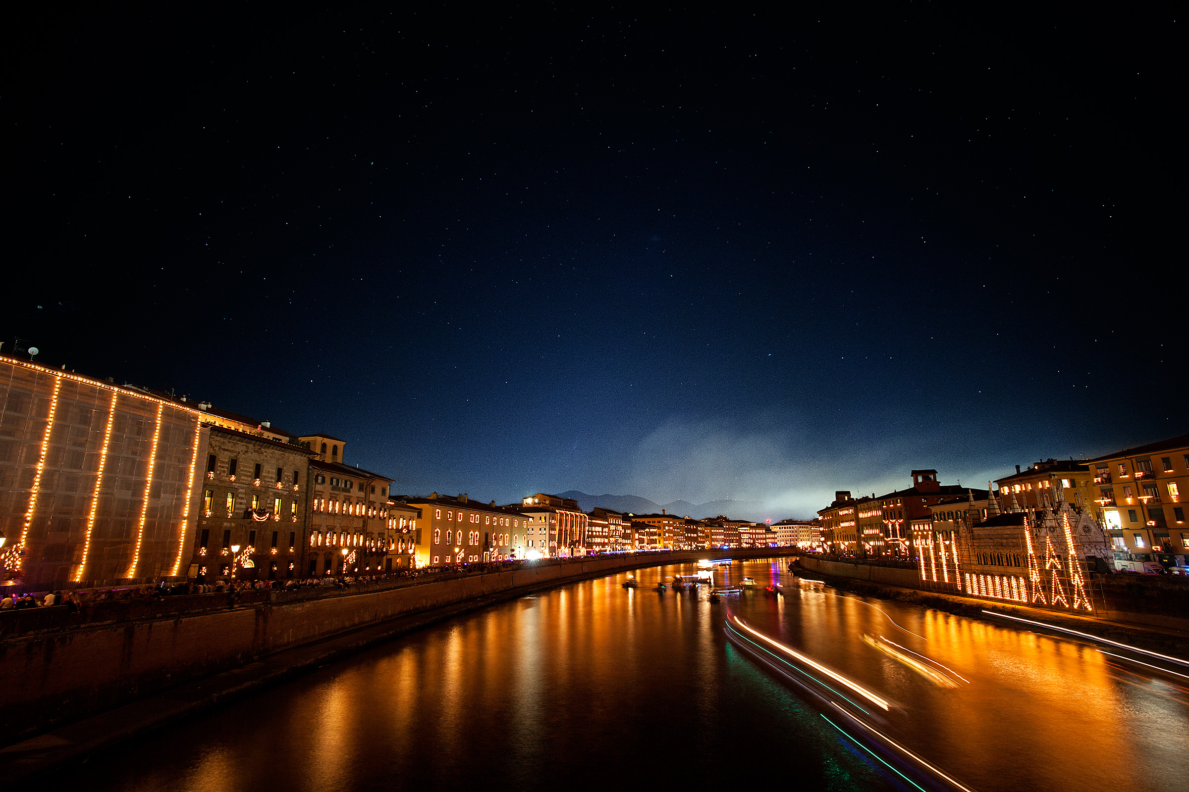 Lungarno Pisano. San Ranieri, Luminara 2012