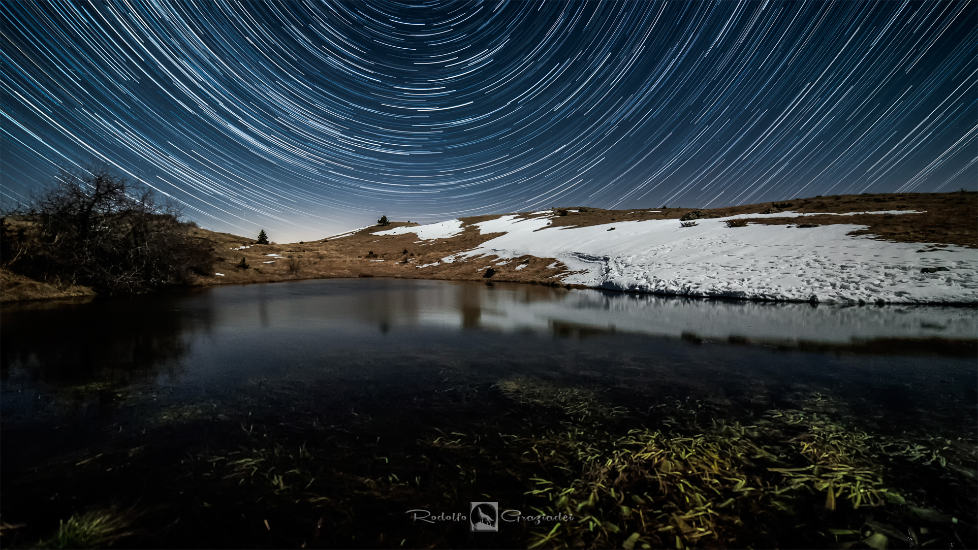 Startrails in Sella dei Generali